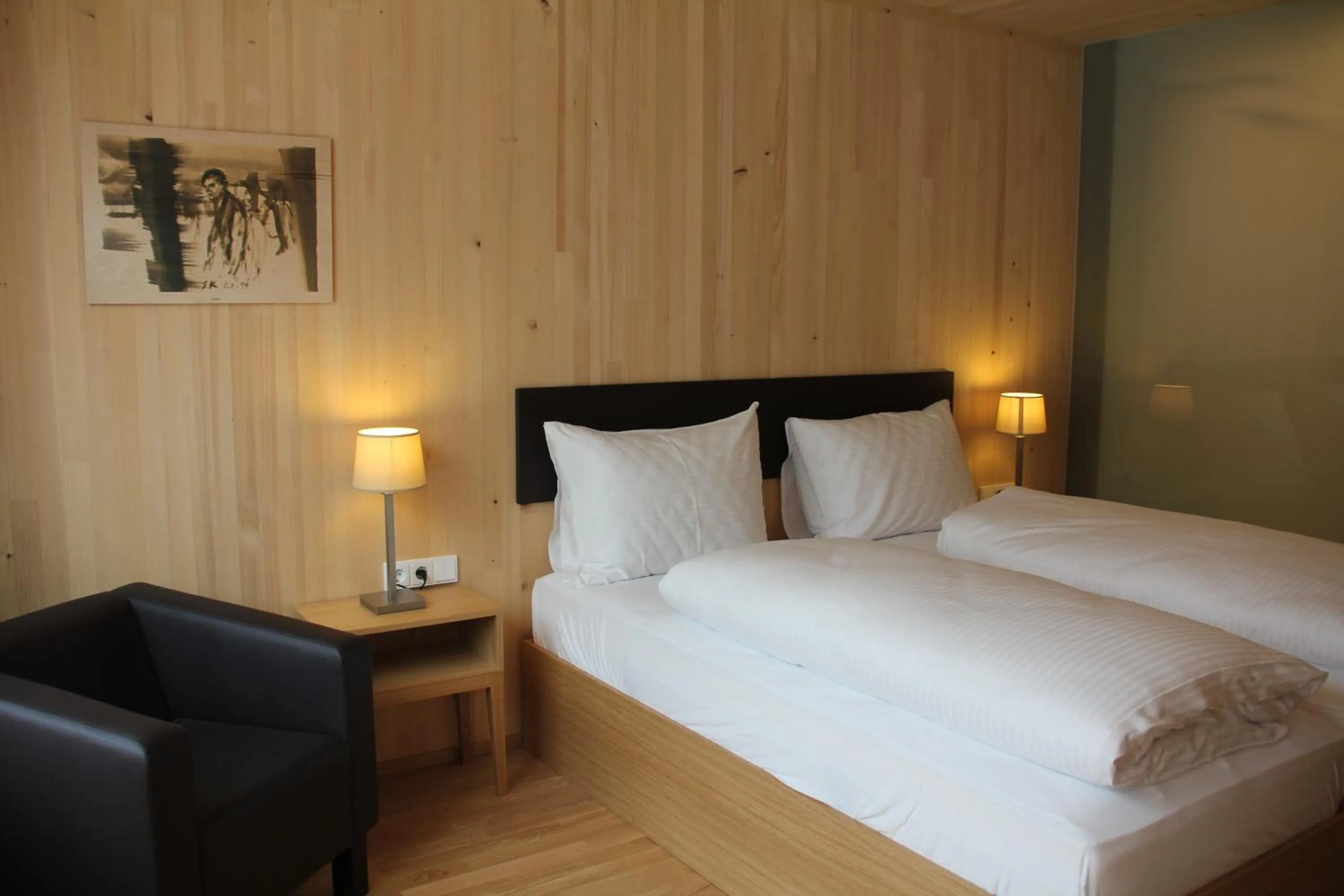 Bedroom, Bed in Hotel am Garnmarkt