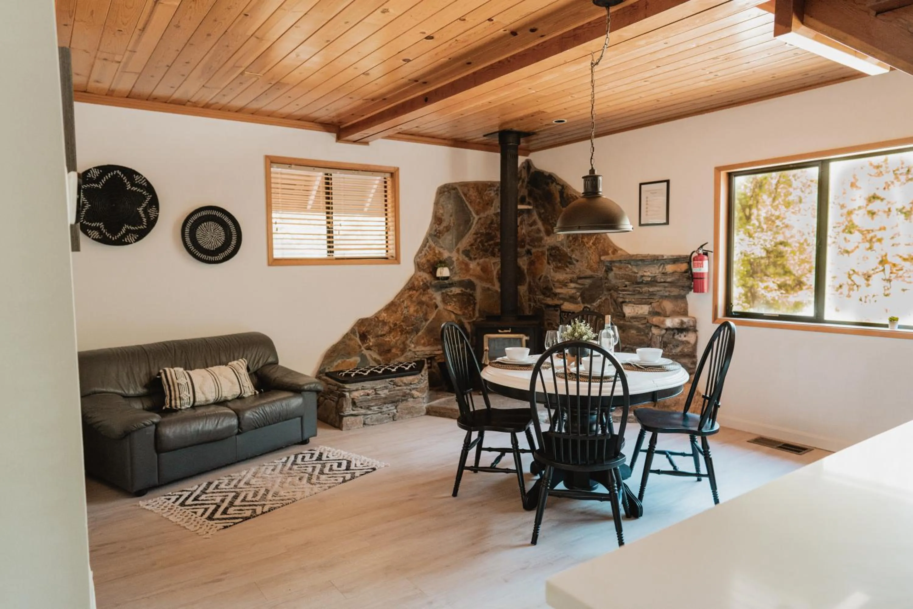 Seating area in Romantic Forest Lovers Nest by Casa Oso