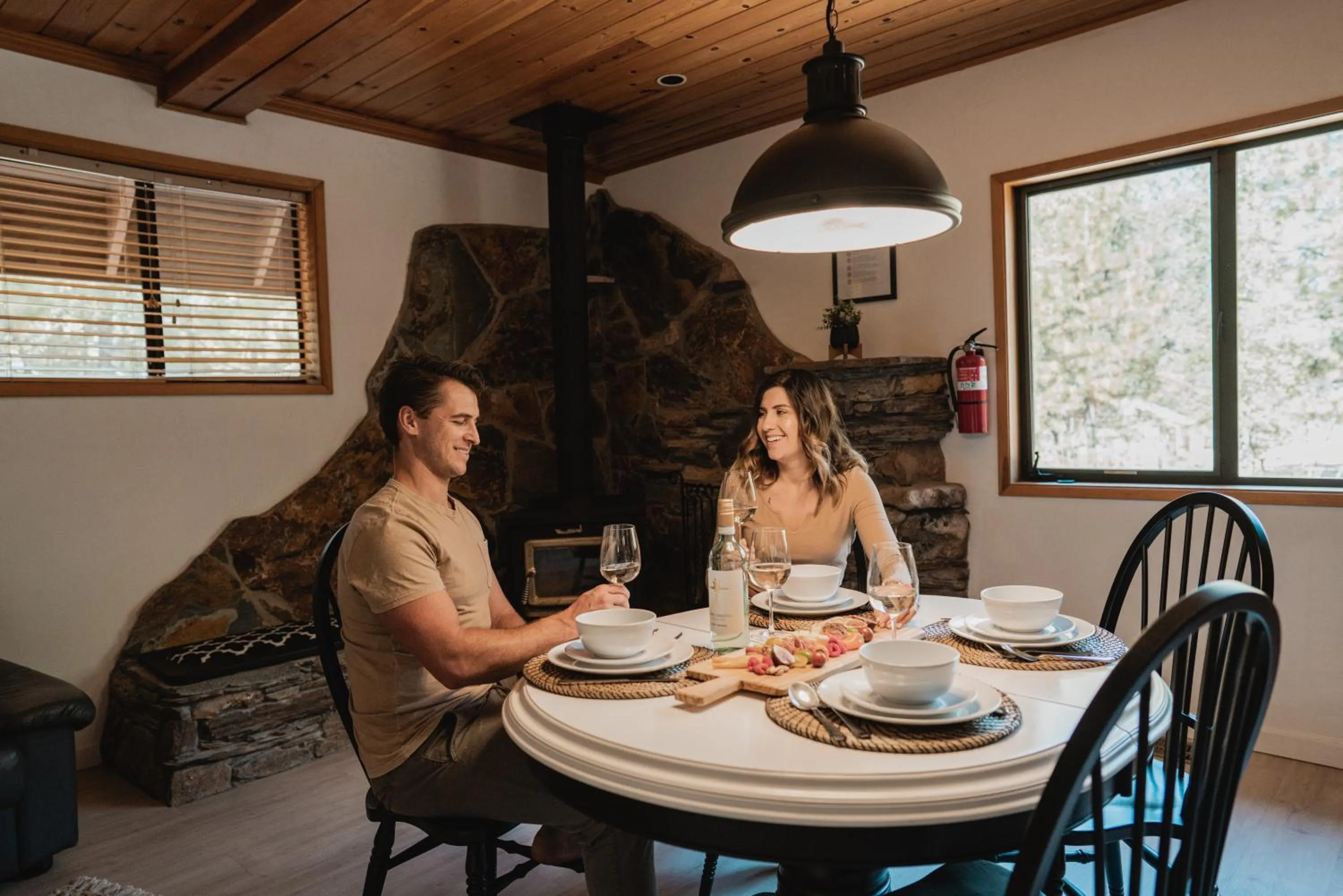 People in Romantic Forest Lovers Nest by Casa Oso