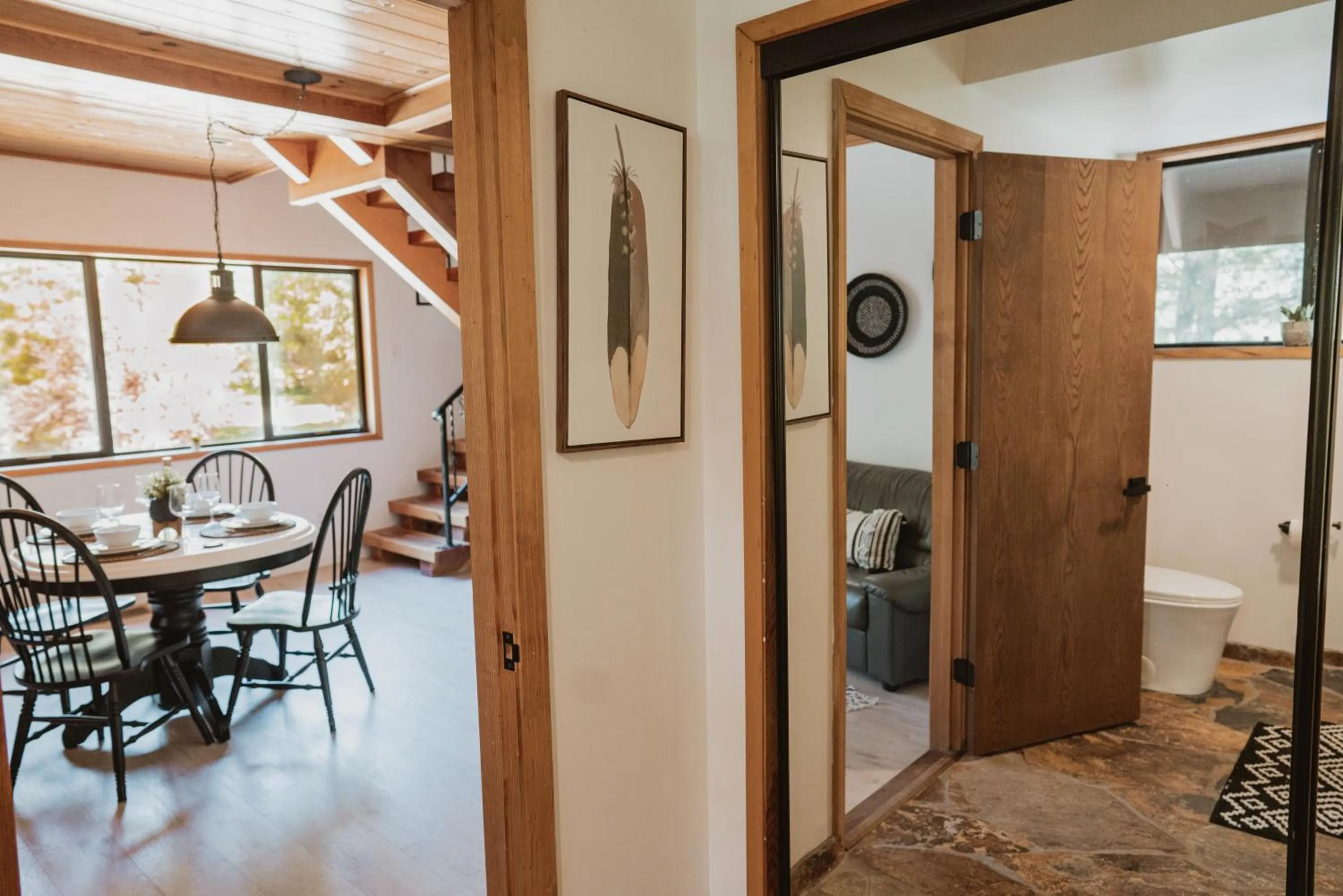 Bathroom in Romantic Forest Lovers Nest by Casa Oso