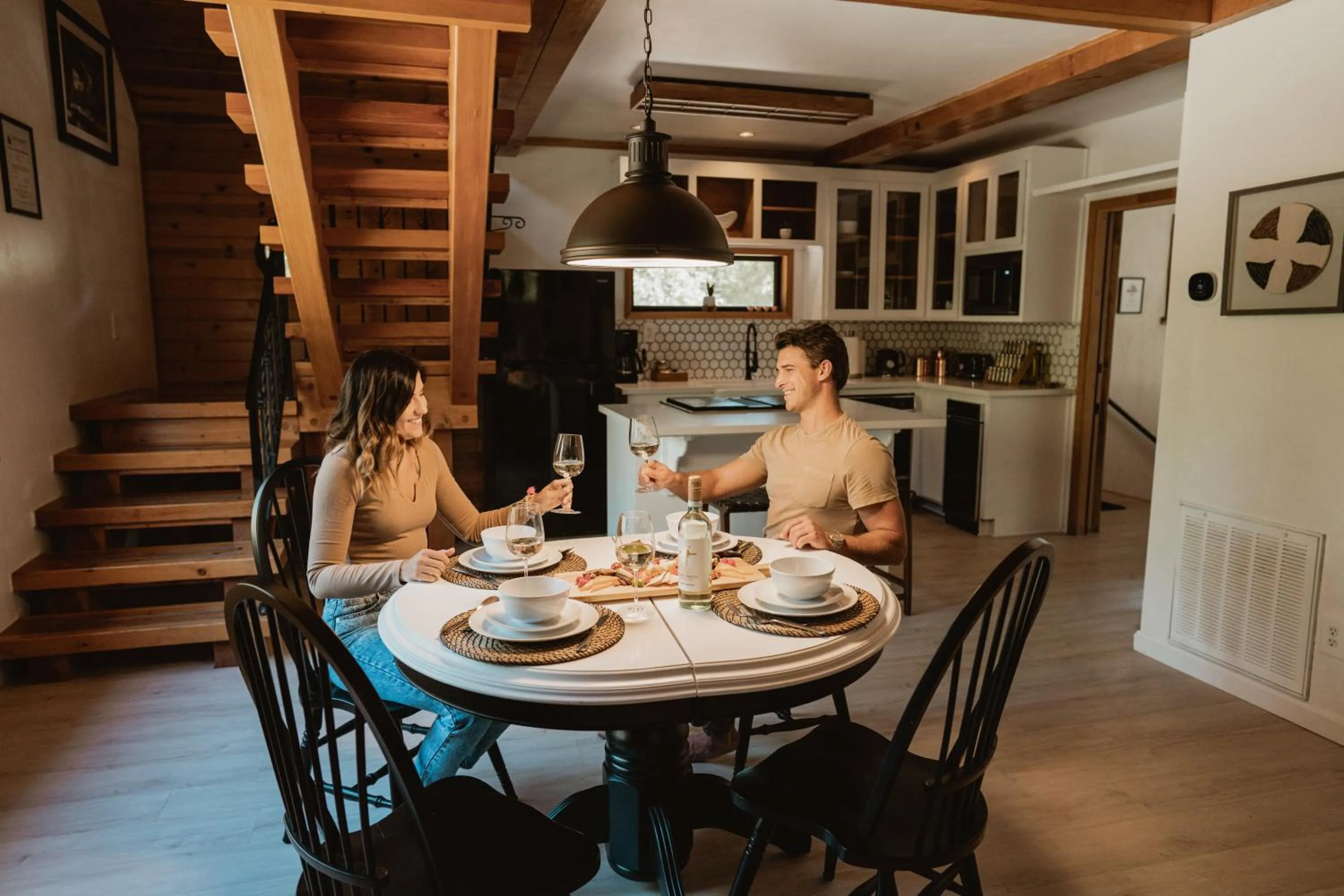 People in Romantic Forest Lovers Nest by Casa Oso