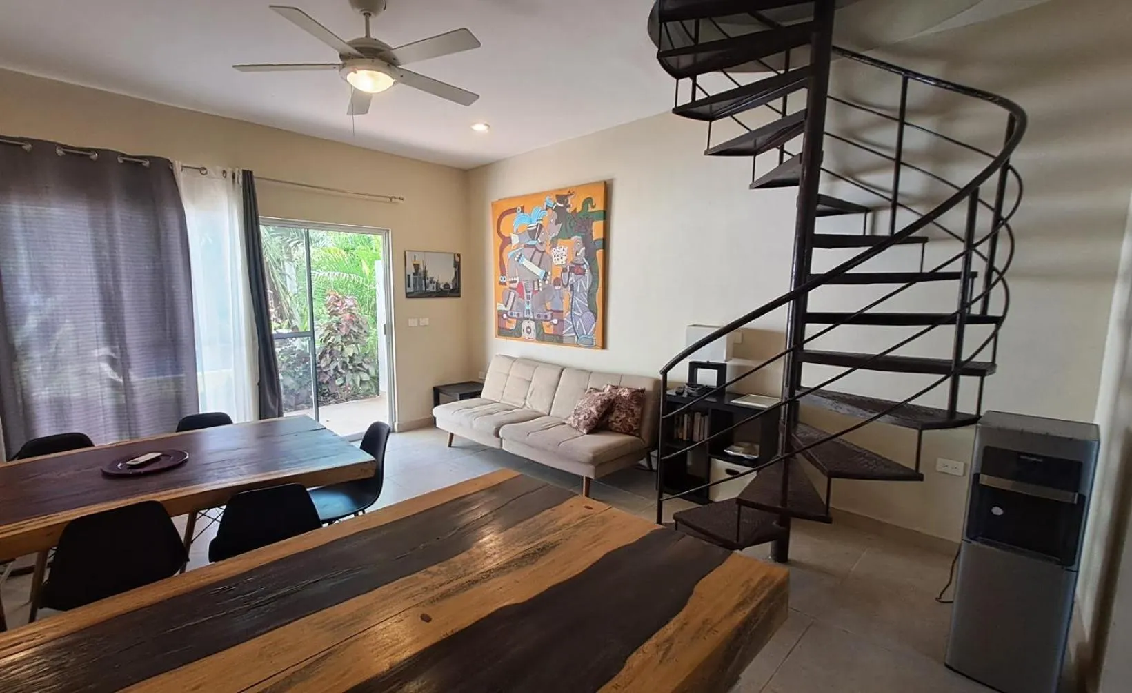 Living room in Casa Mtl Tulum
