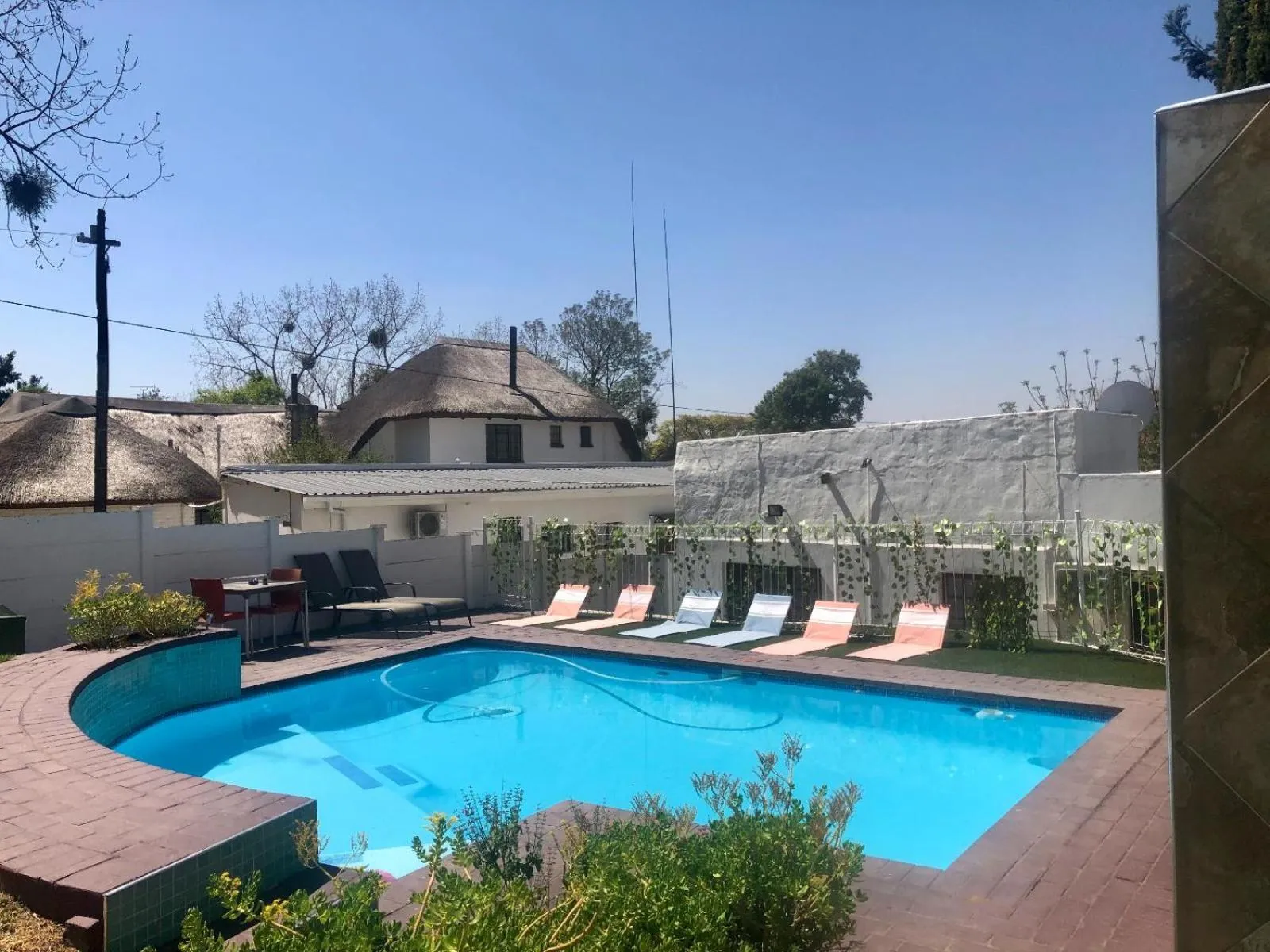 Pool view in Muco Guest House