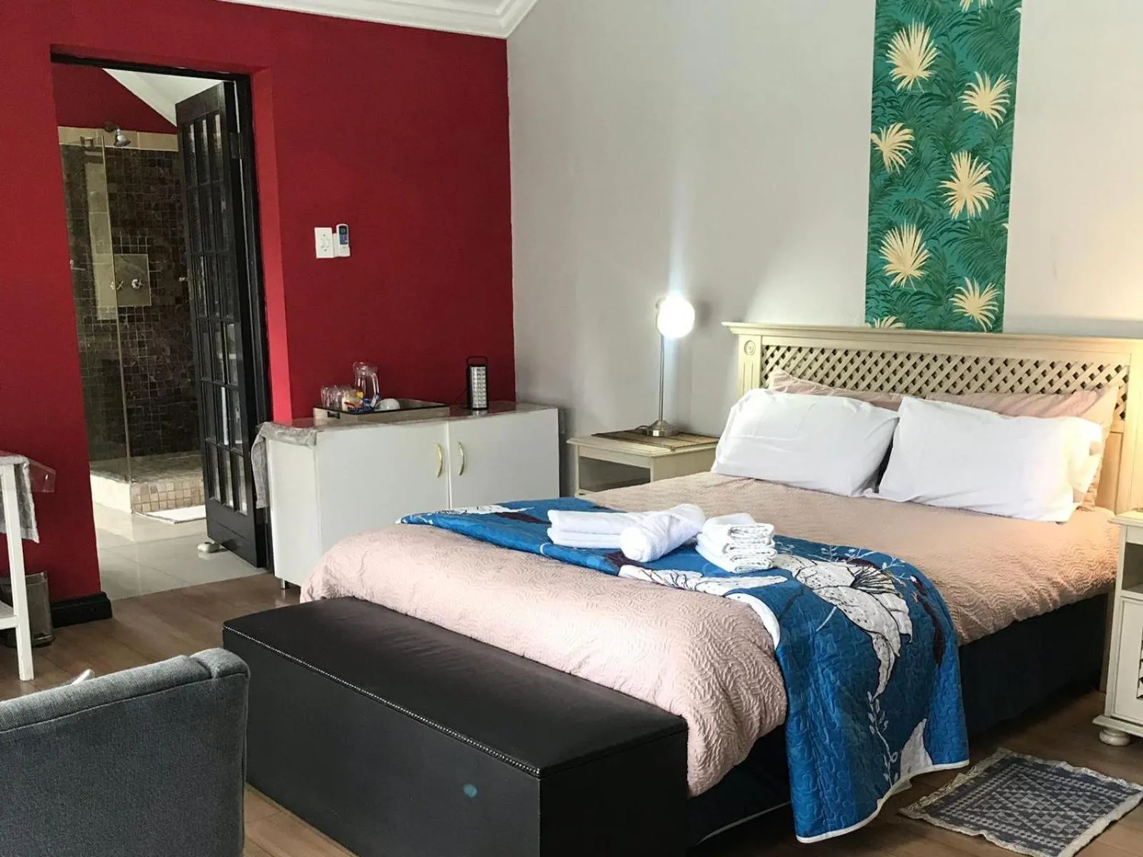 Decorative detail, Bed in Muco Guest House