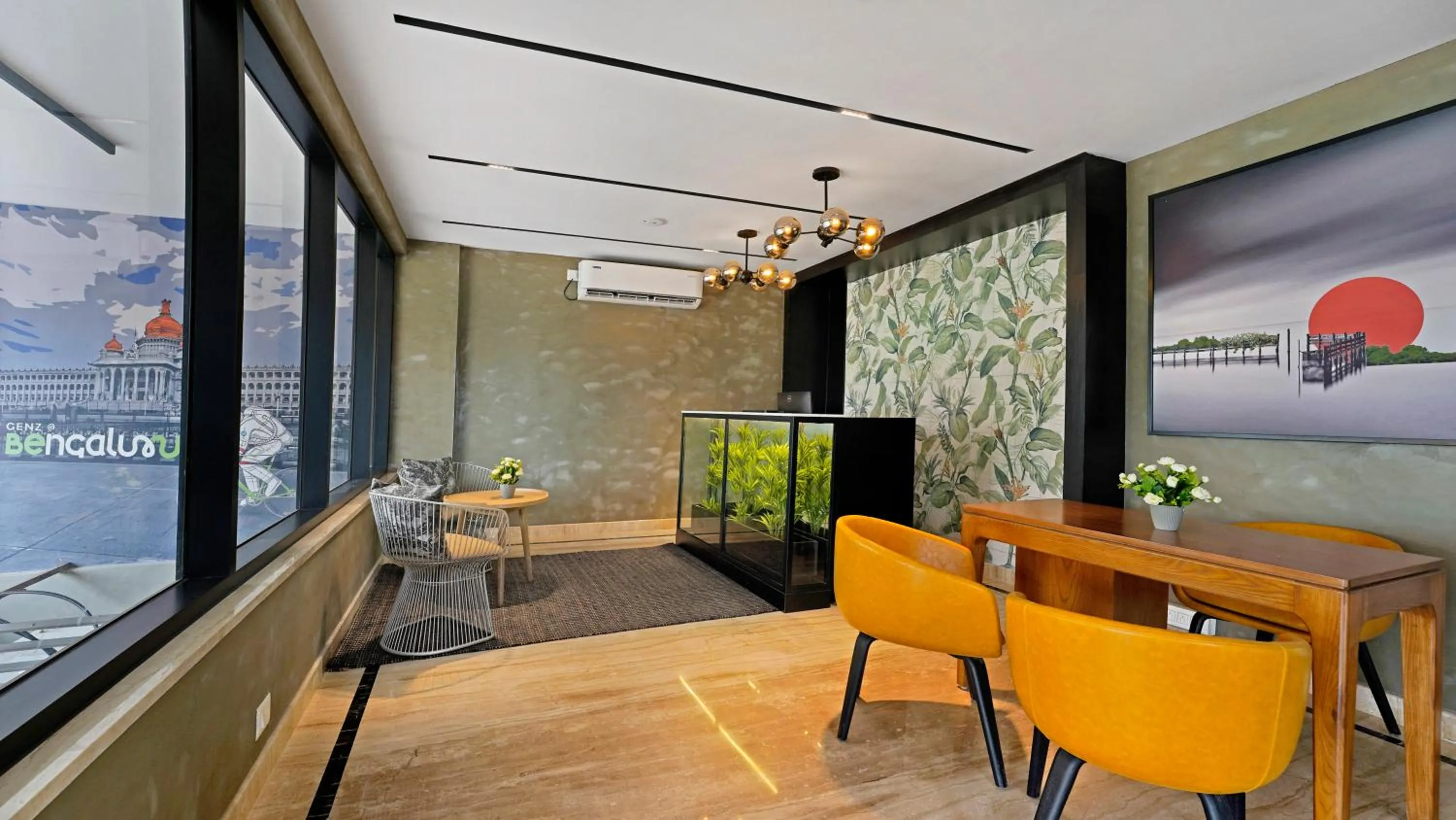 Lobby or reception in Click Hotel Biz - Bangalore Airport