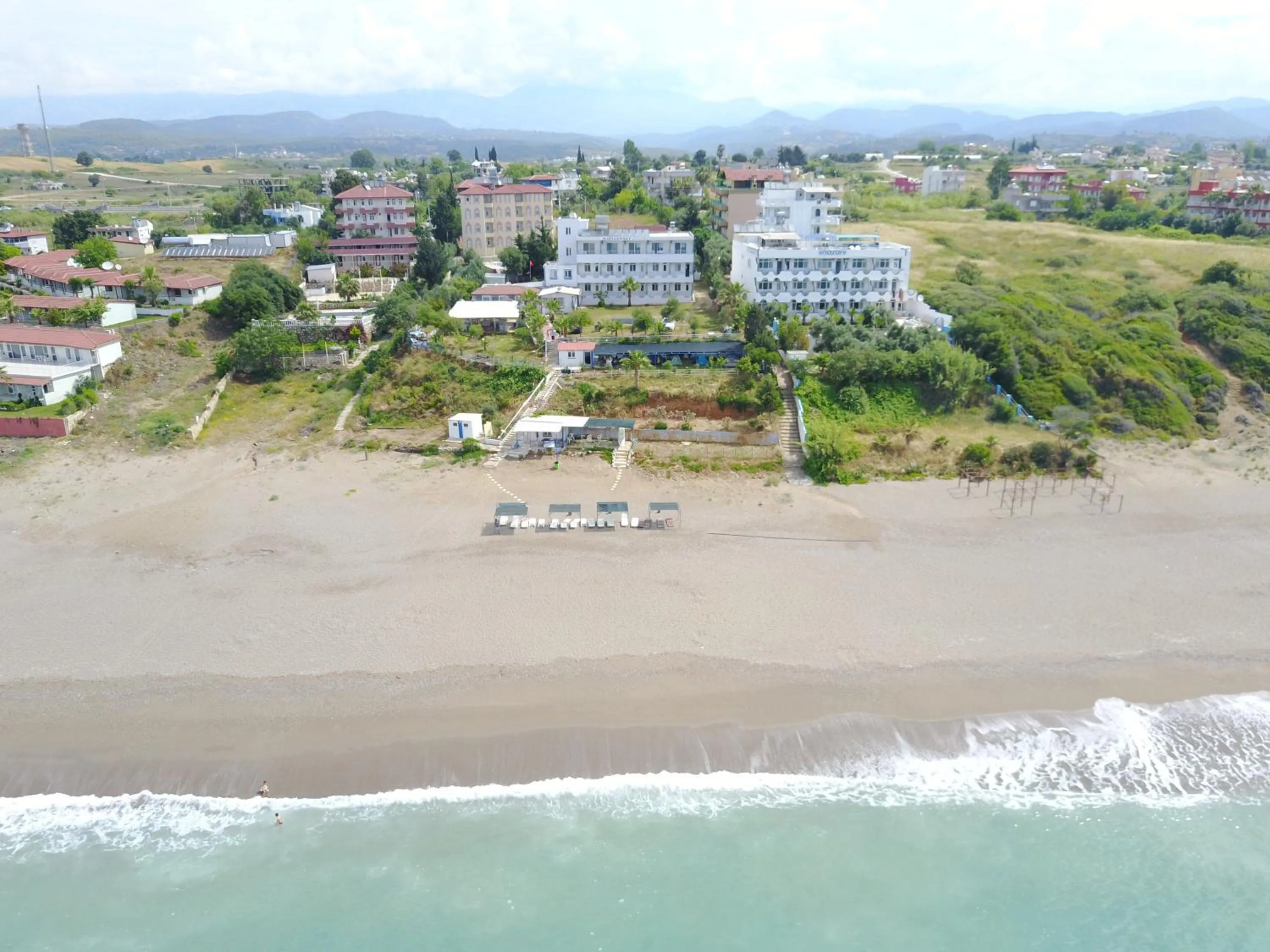 Bird's eye view in Mavi Cennet Camping Caravan