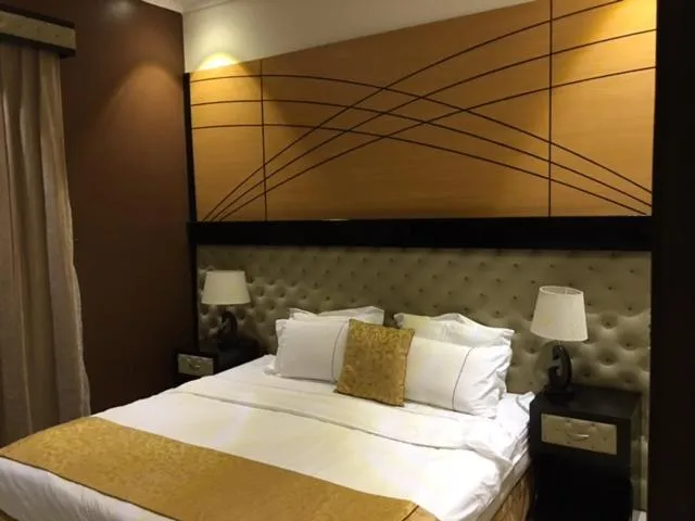 Bed in Taleen Serviced Apartments AlSahafa