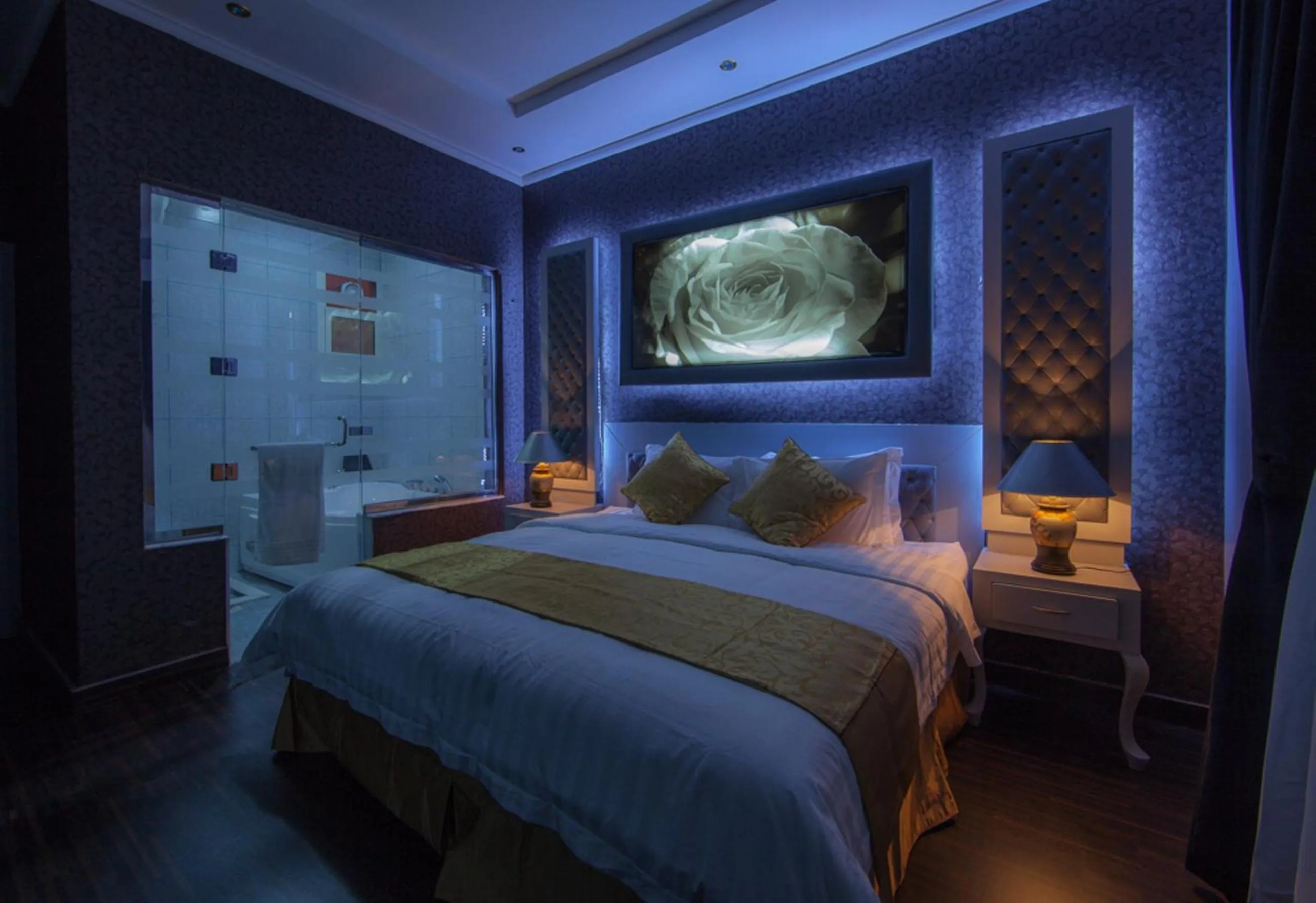 Bedroom, Bed in Taleen Serviced Apartments AlSahafa