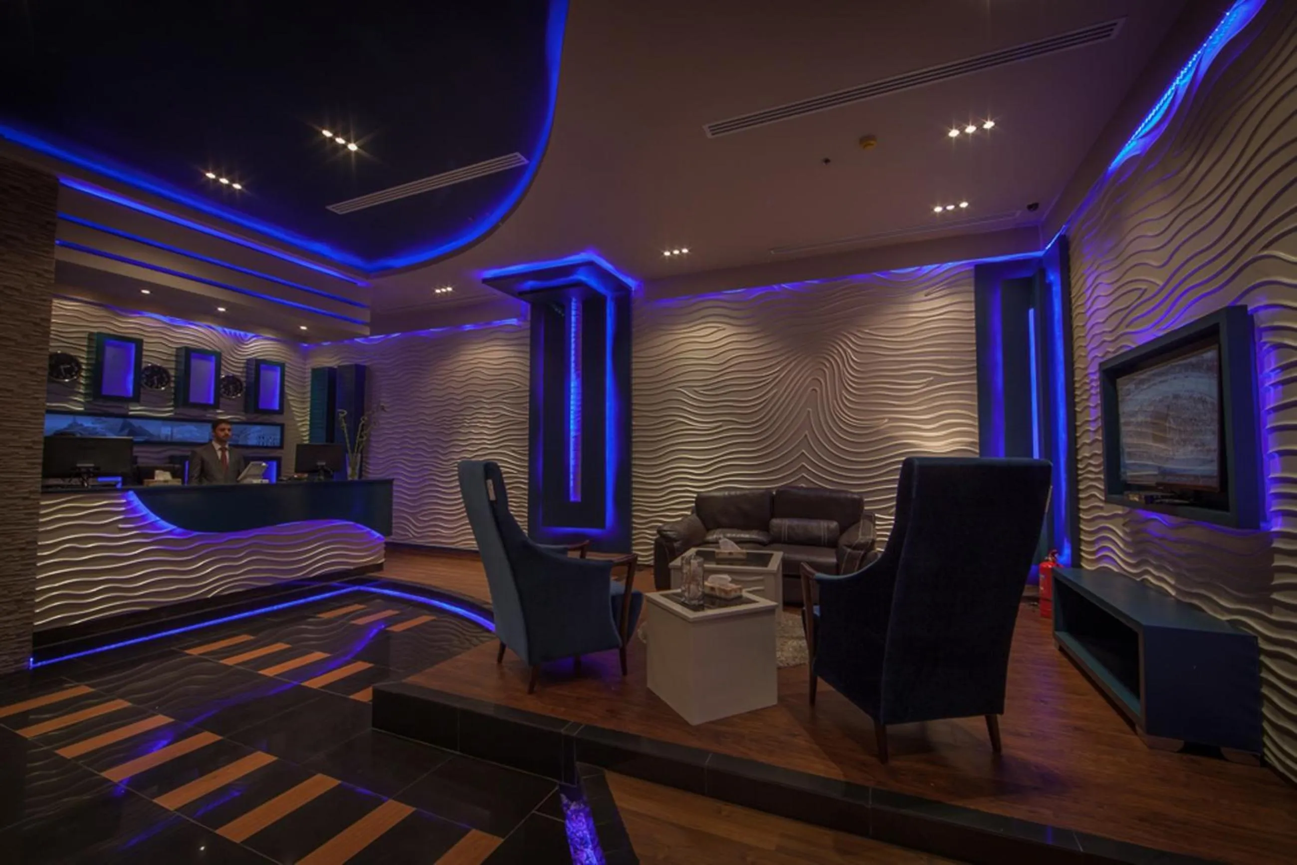 Lobby or reception in Taleen Serviced Apartments AlSahafa