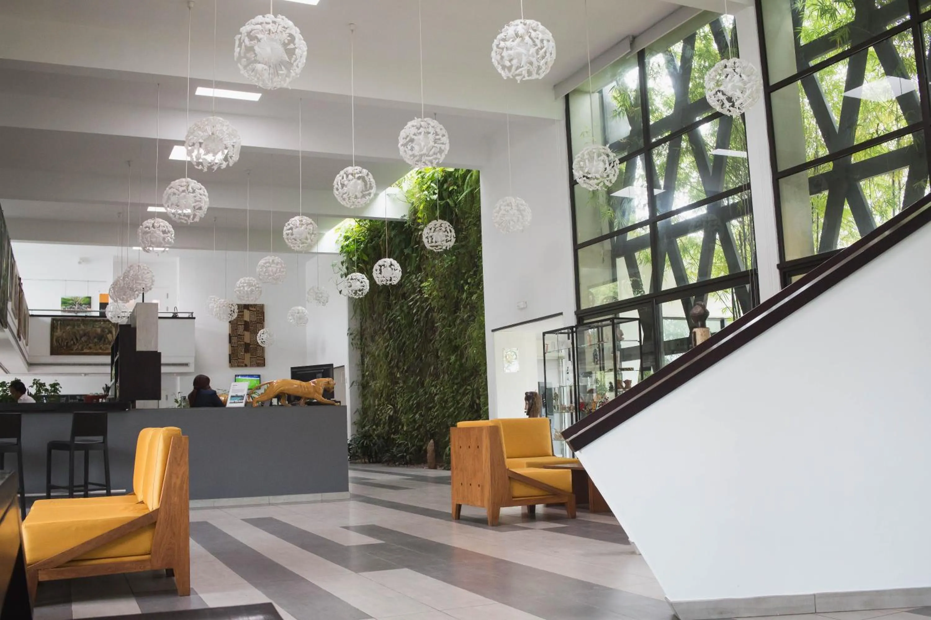 Lobby or reception in MINA Hotel Libreville