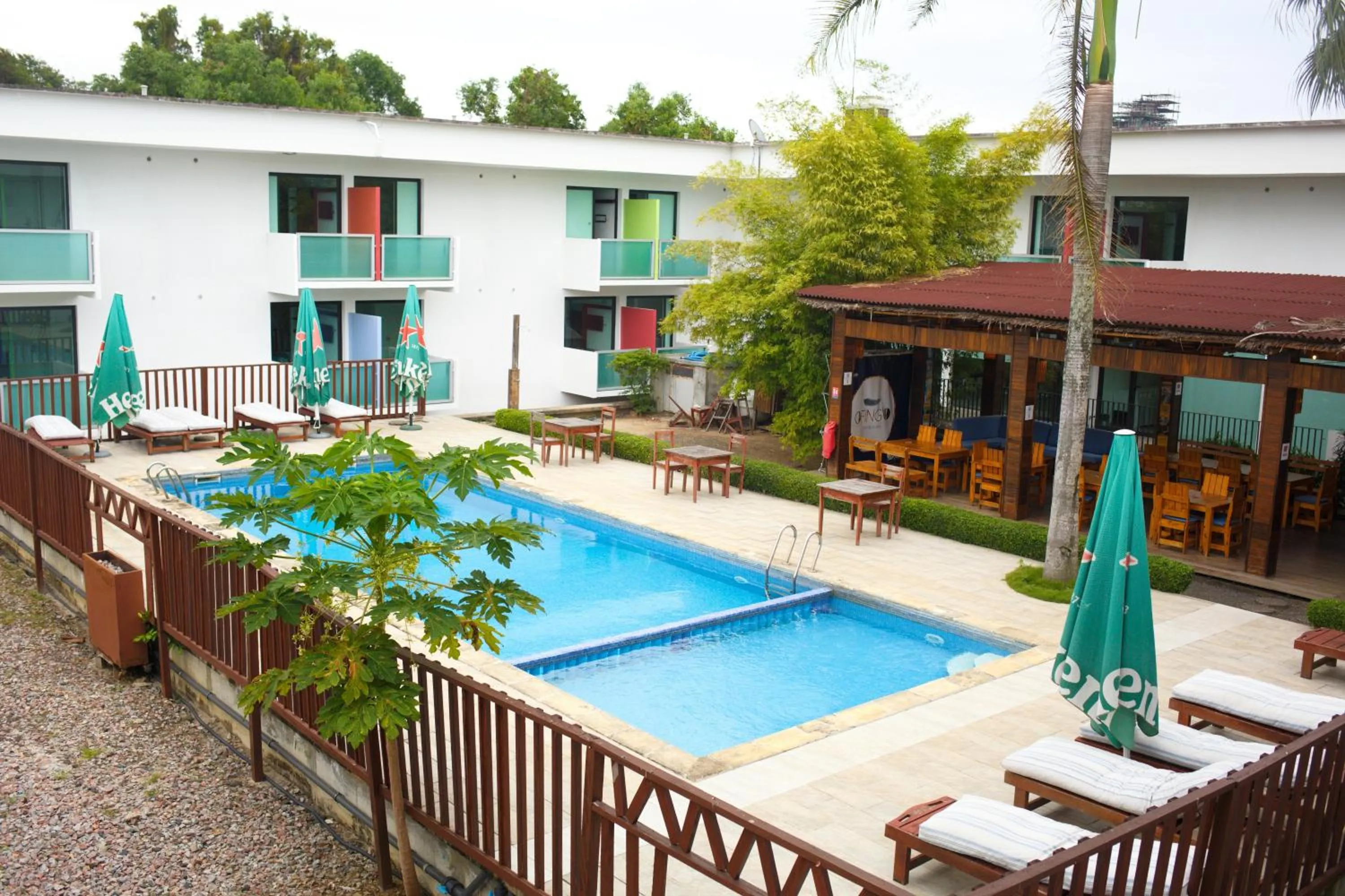 Swimming pool in MINA Hotel Libreville