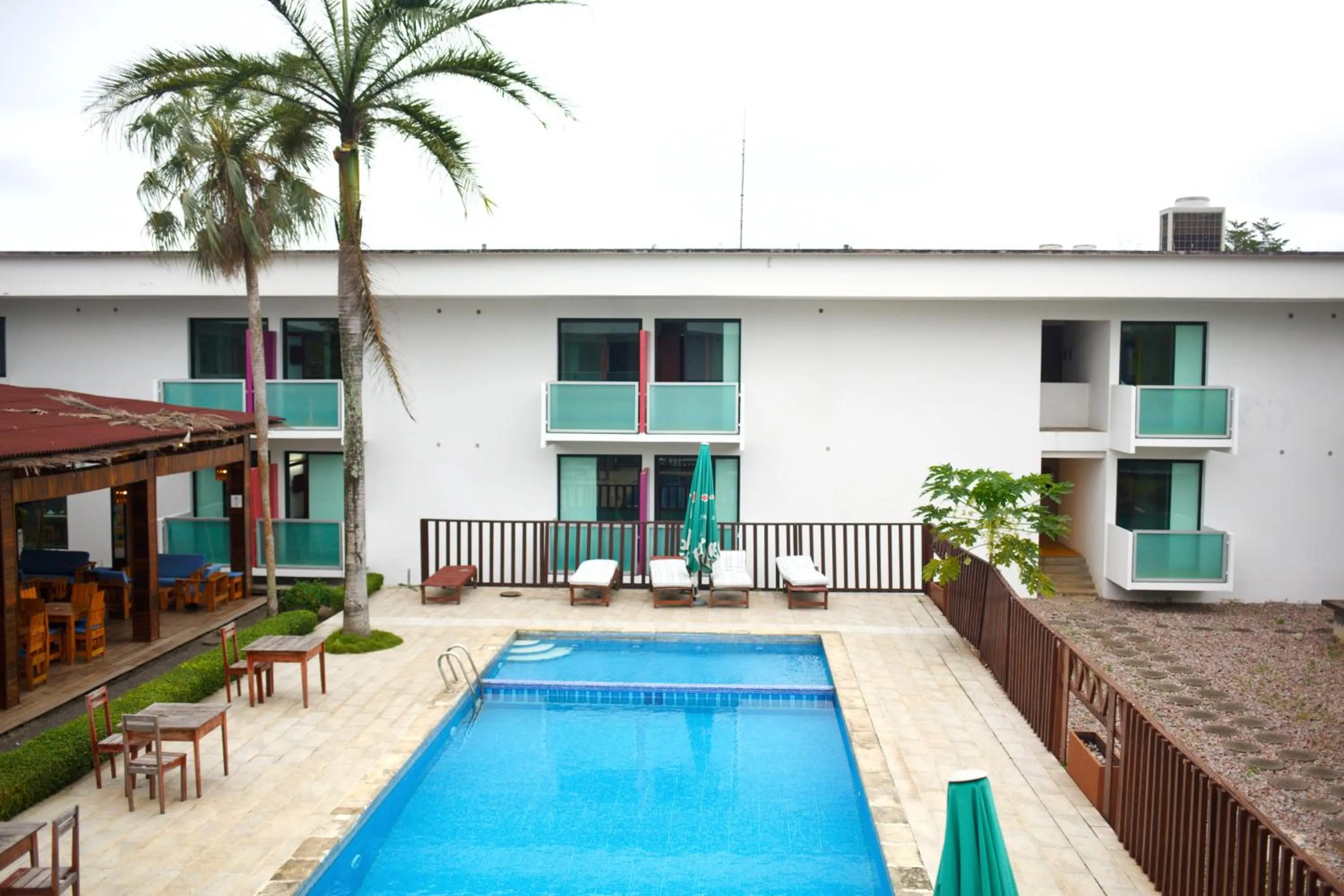 Swimming pool in MINA Hotel Libreville