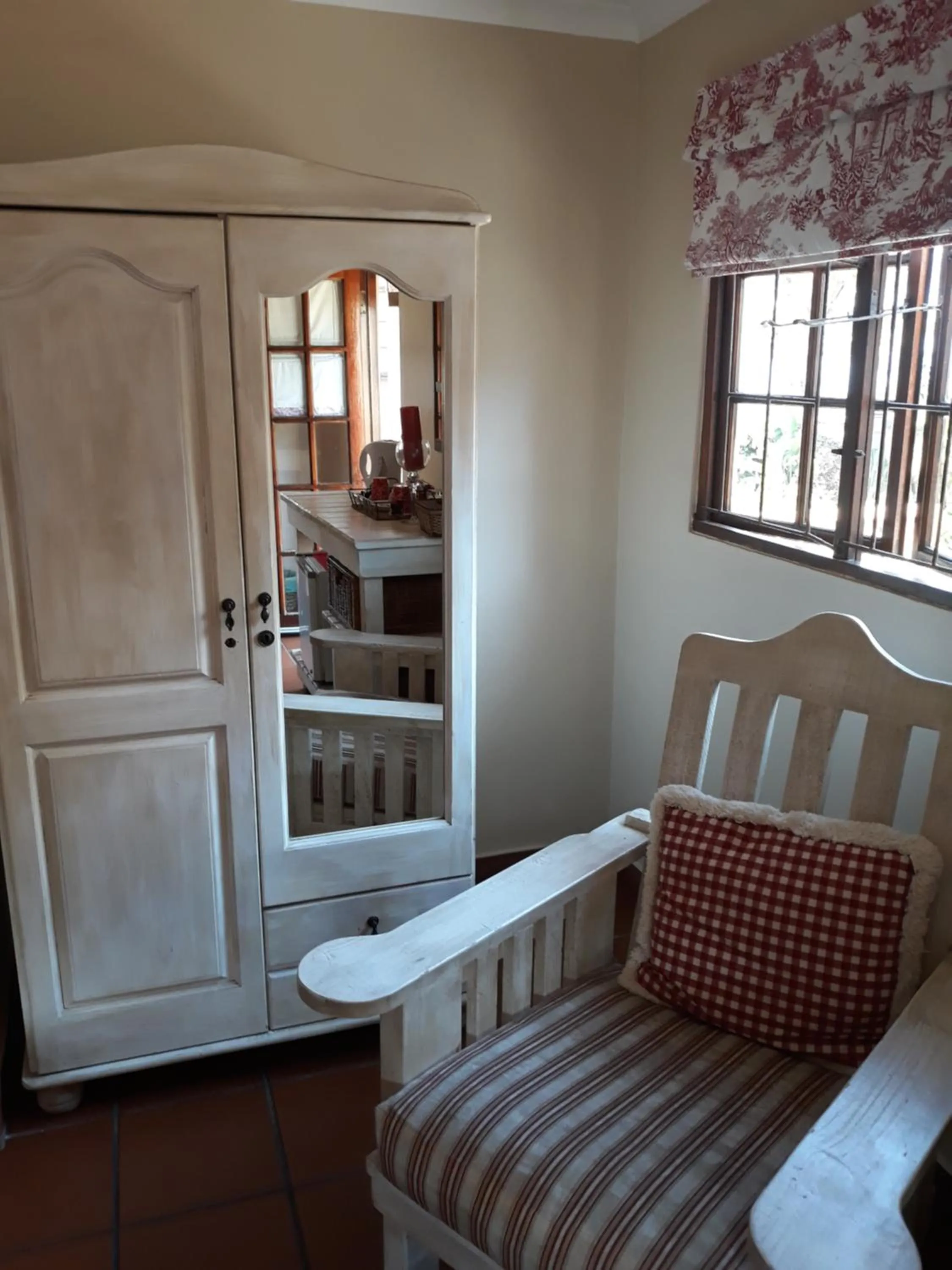 Decorative detail, Bed in Joan's Bed and Breakfast