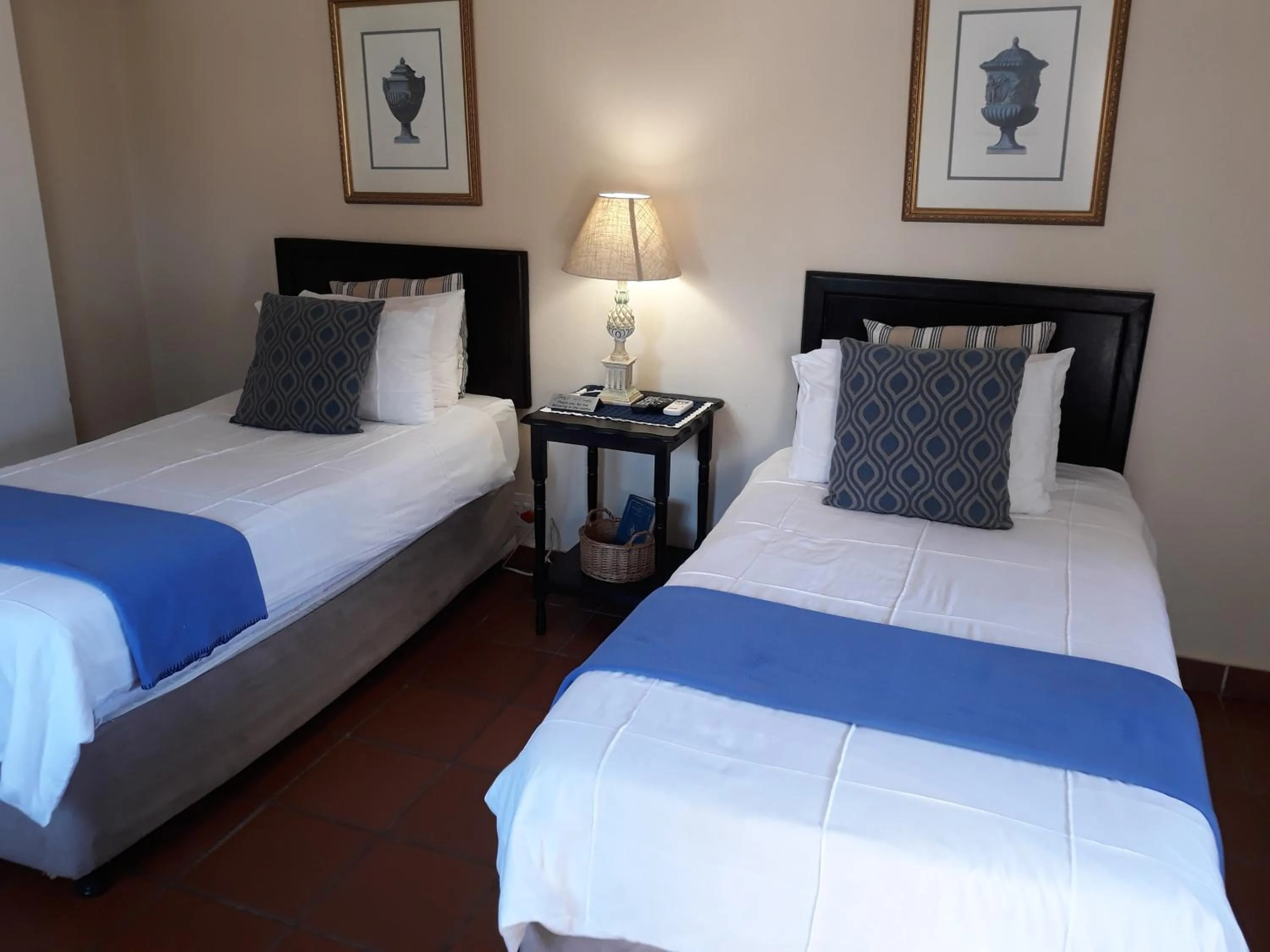 Bed in Joan's Bed and Breakfast