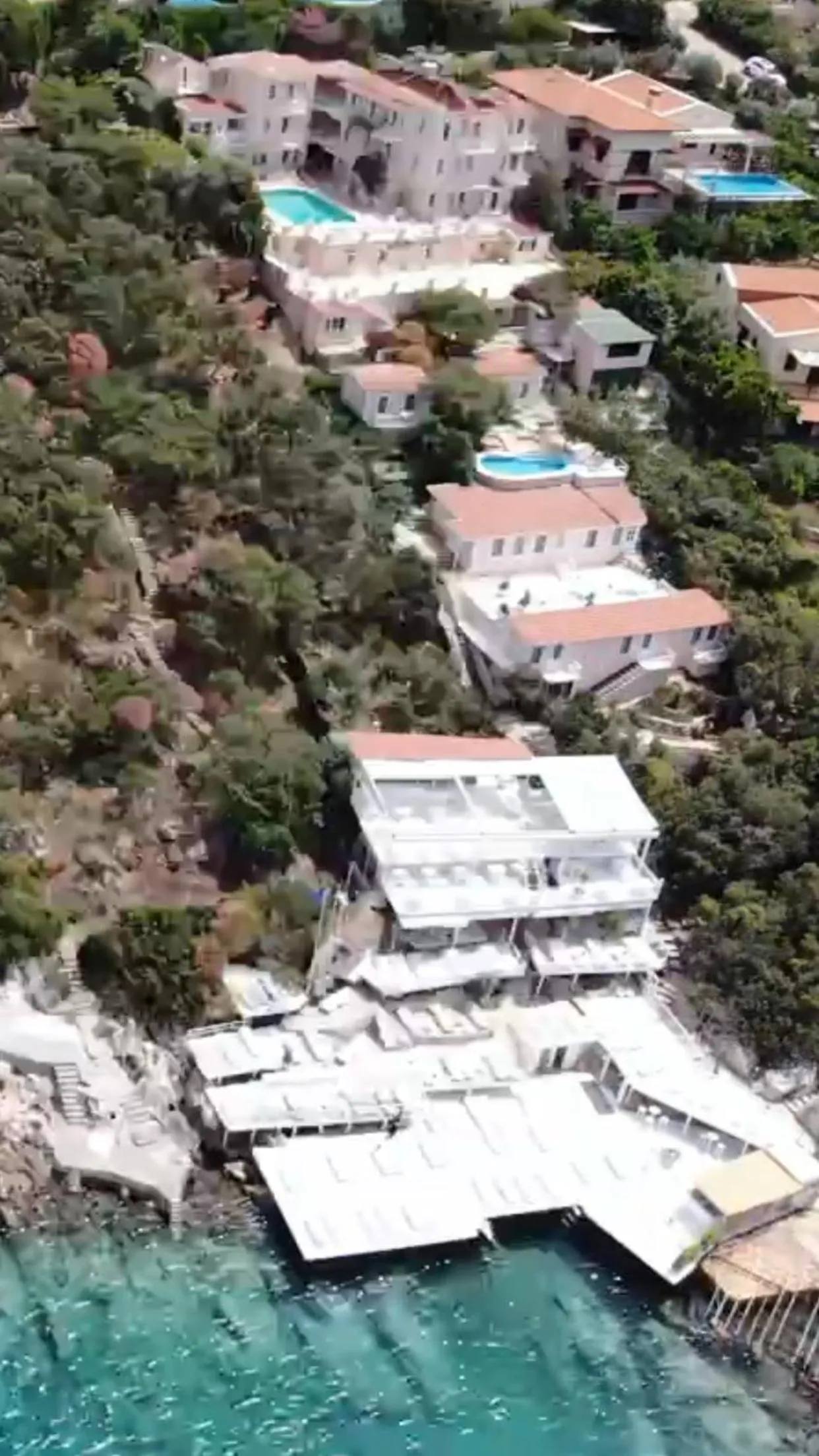 Bird's eye view in Club Çapa Hotel