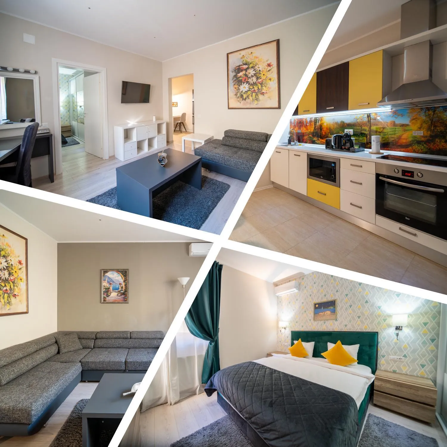 Living room, Bed in Casa 86