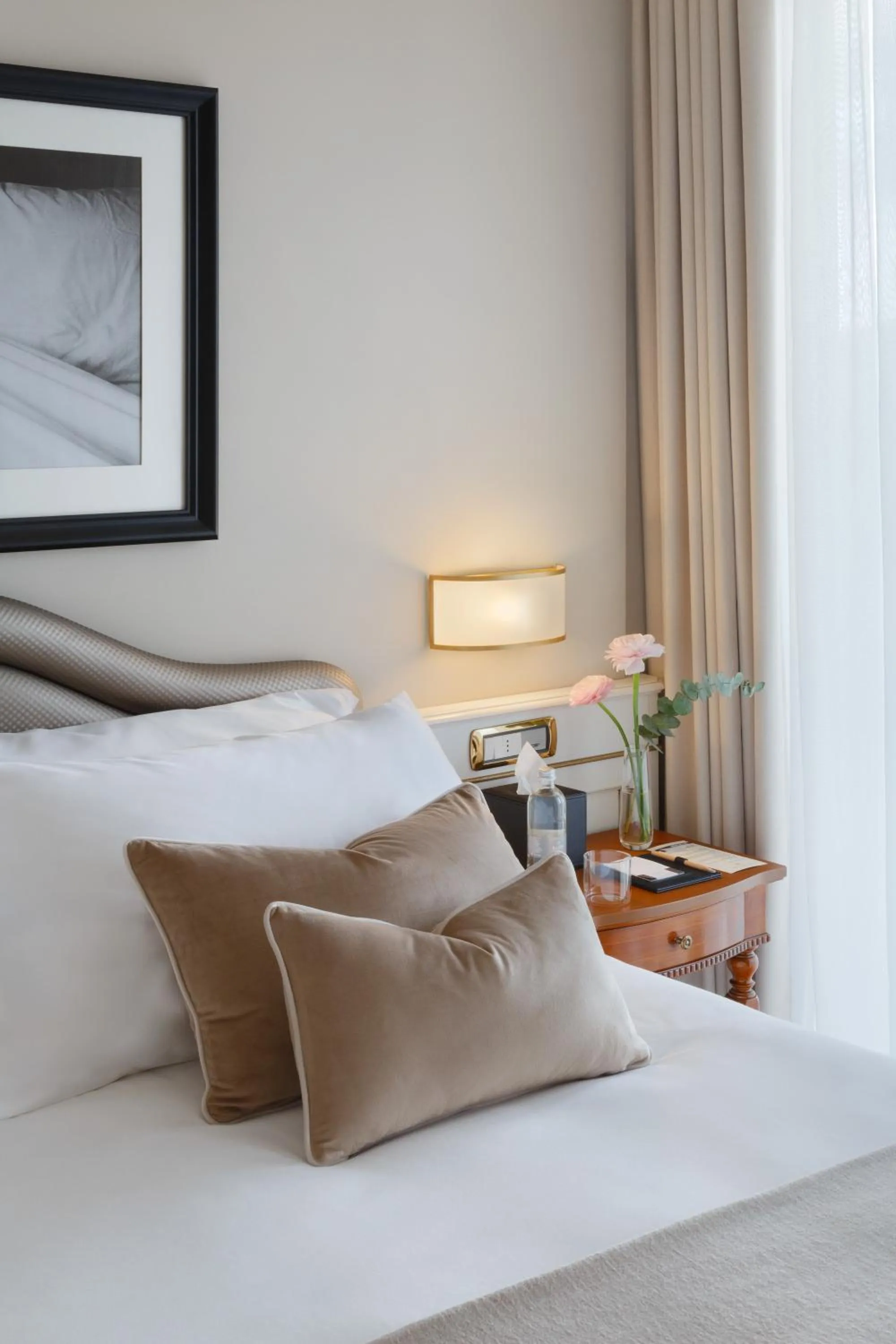 Bed in Grand Hotel Imperiale