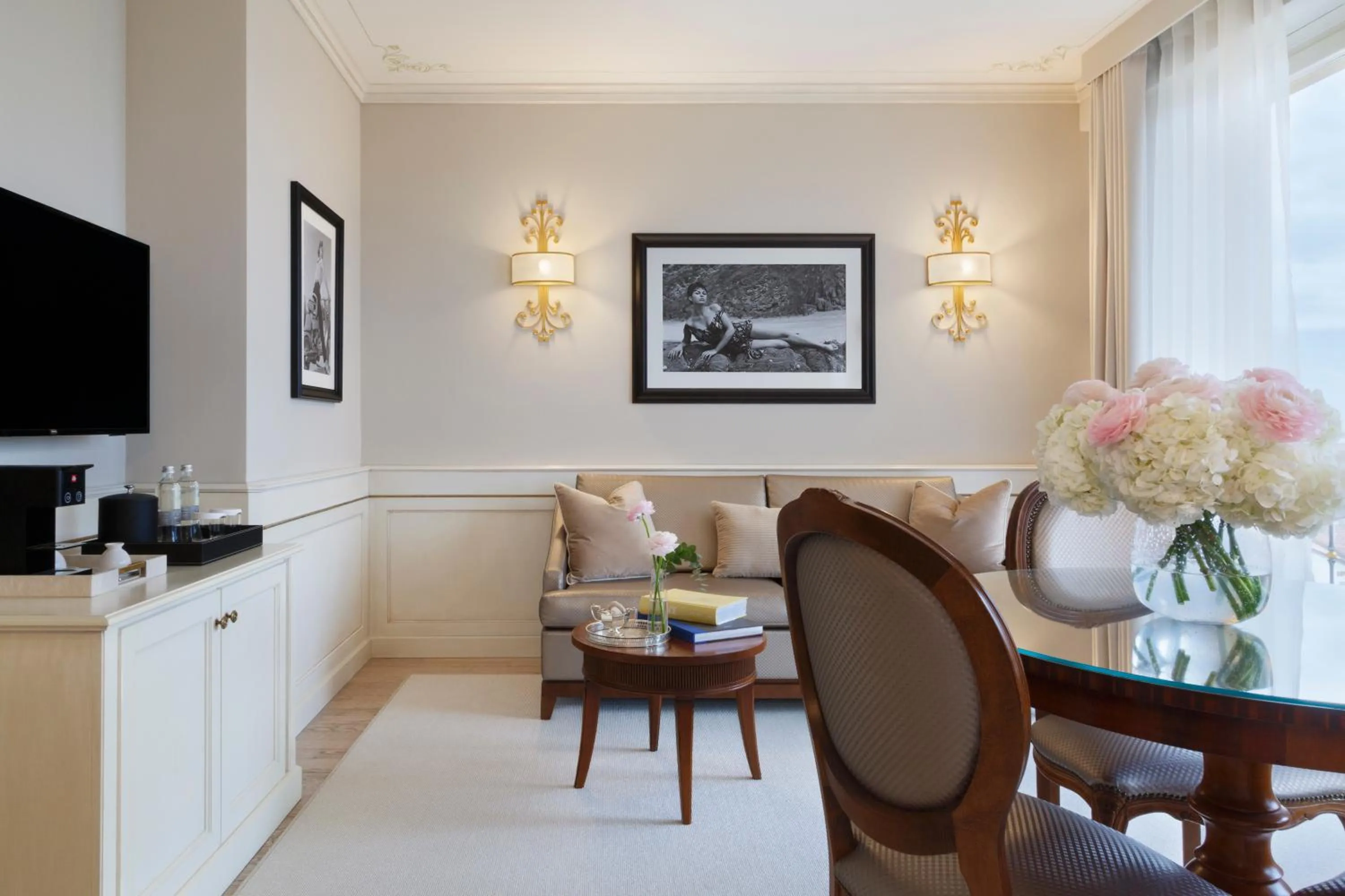 Living room in Grand Hotel Imperiale