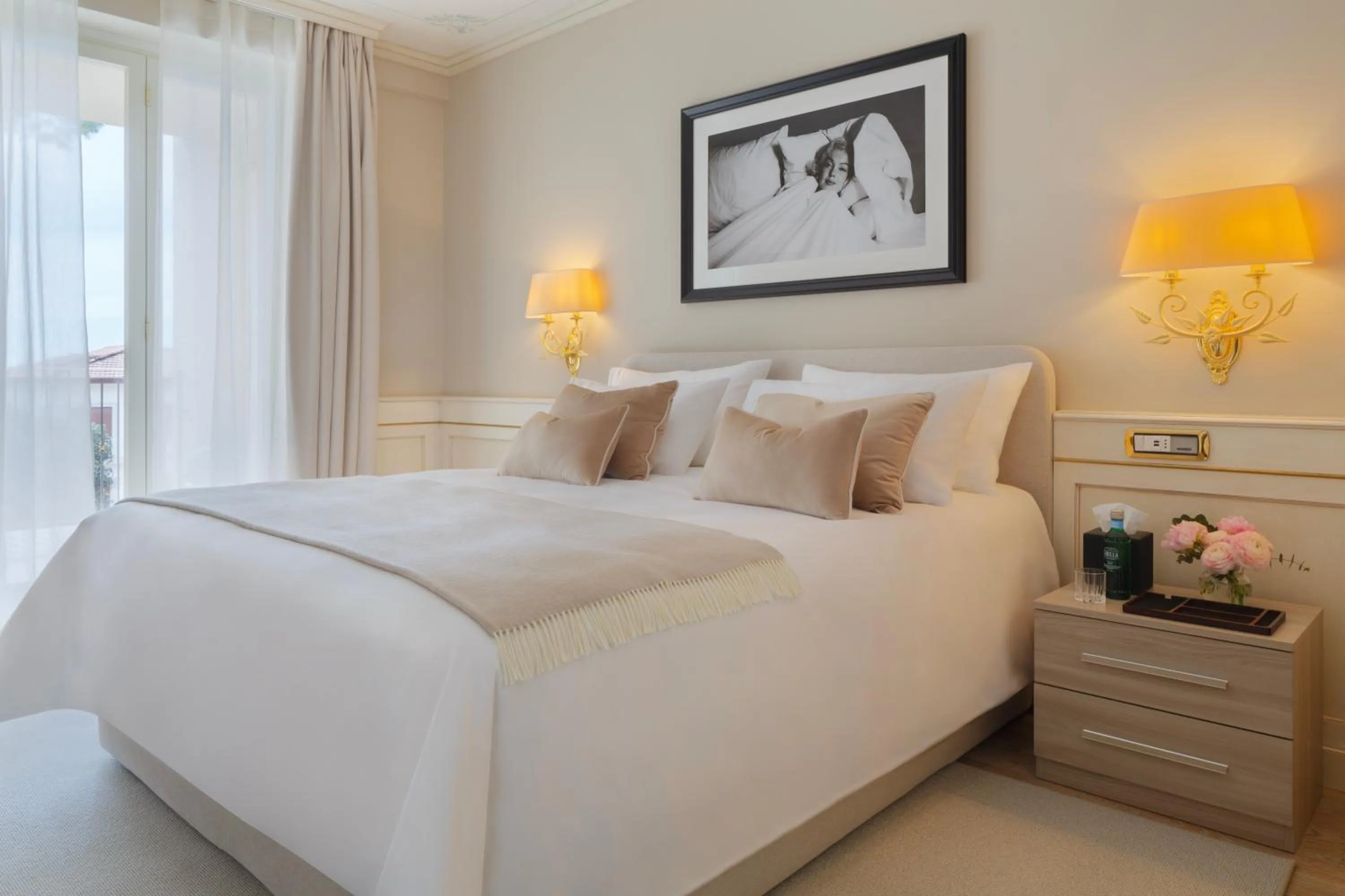 Bed in Grand Hotel Imperiale