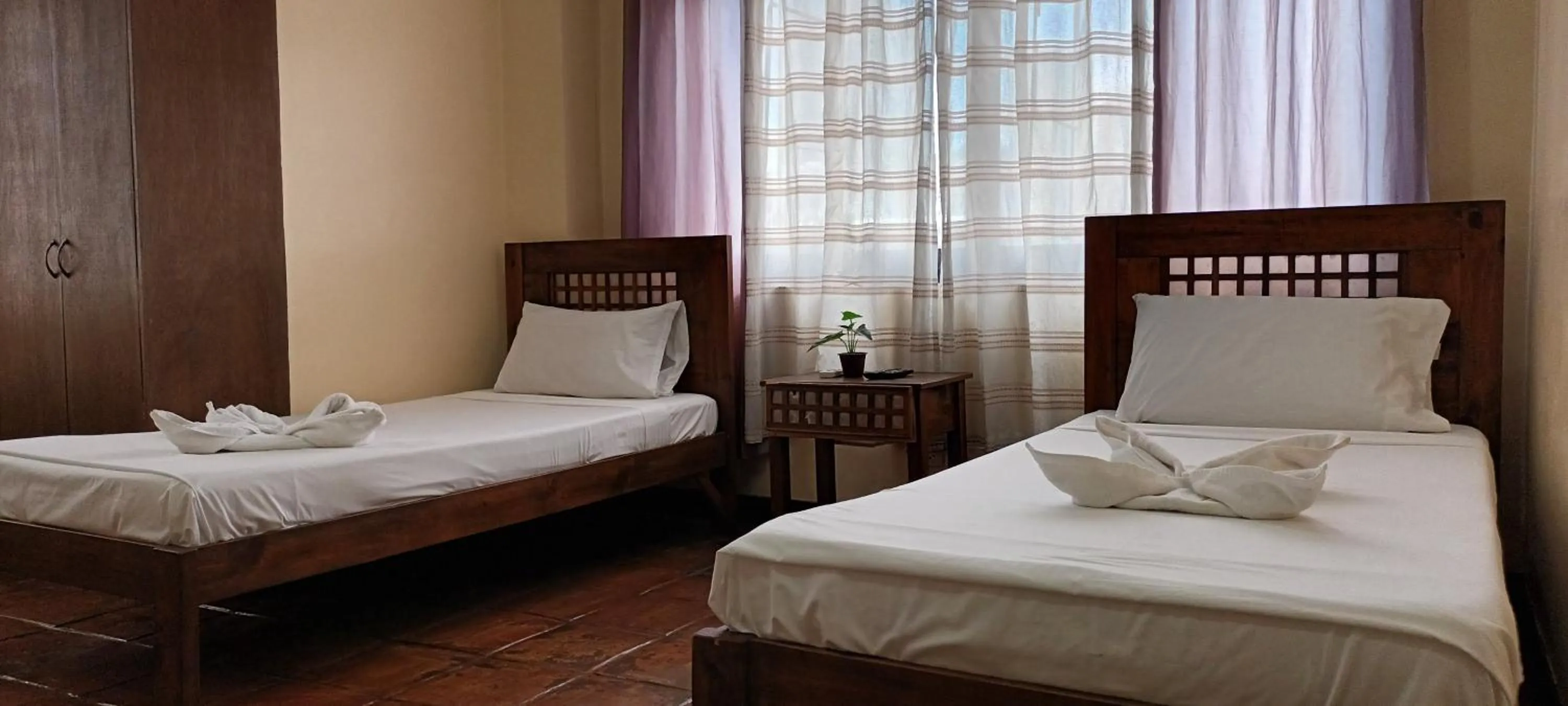 Bed in Makabata Guesthouse & Cafe