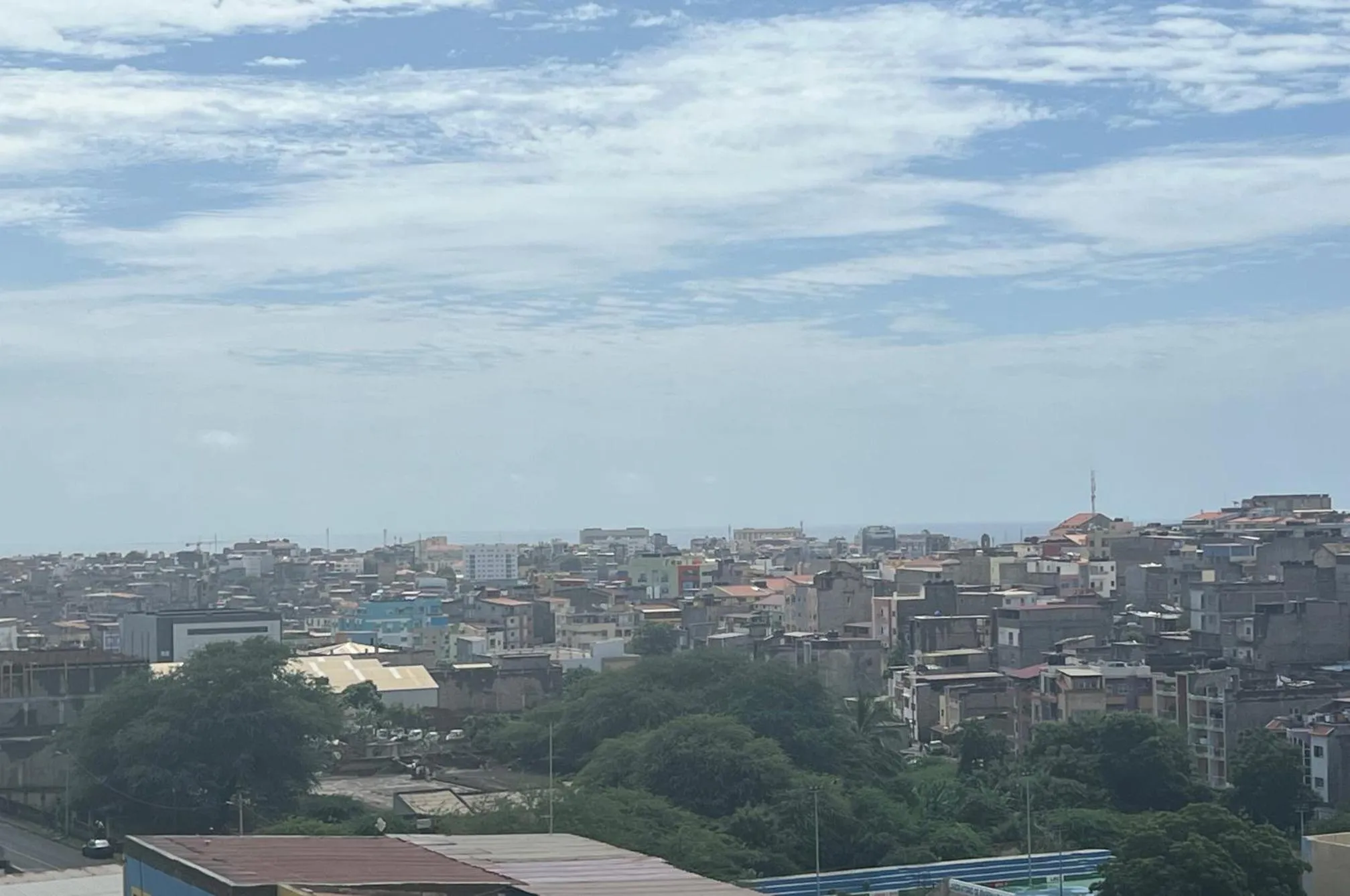 City view in Praia Capital Residence Aparthotel