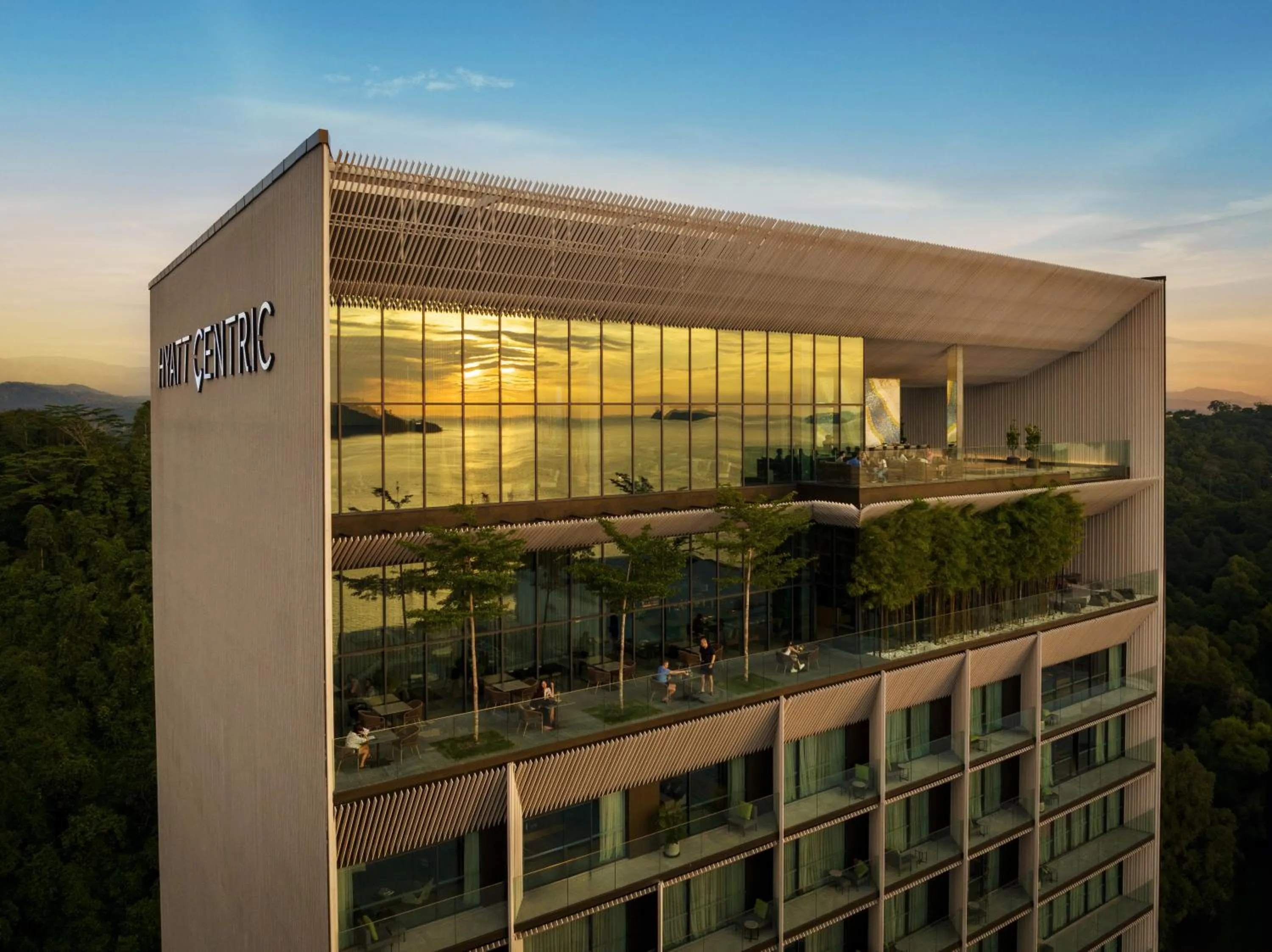 Property building in Hyatt Centric Kota Kinabalu