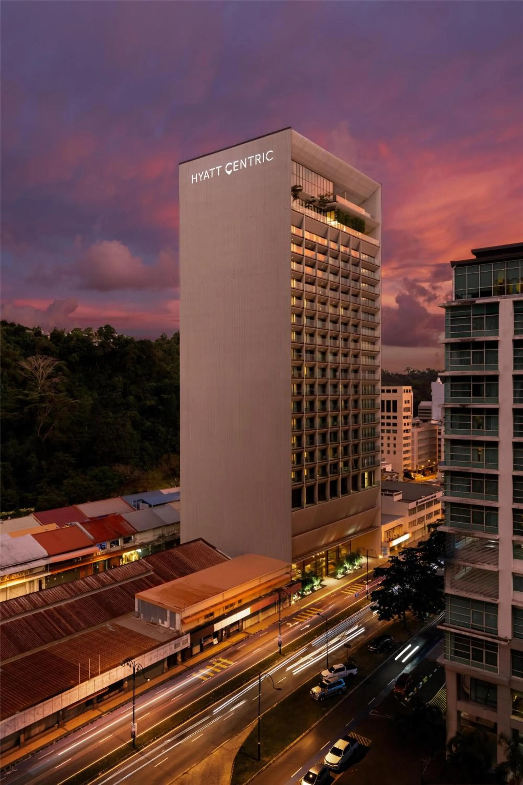 Property building in Hyatt Centric Kota Kinabalu