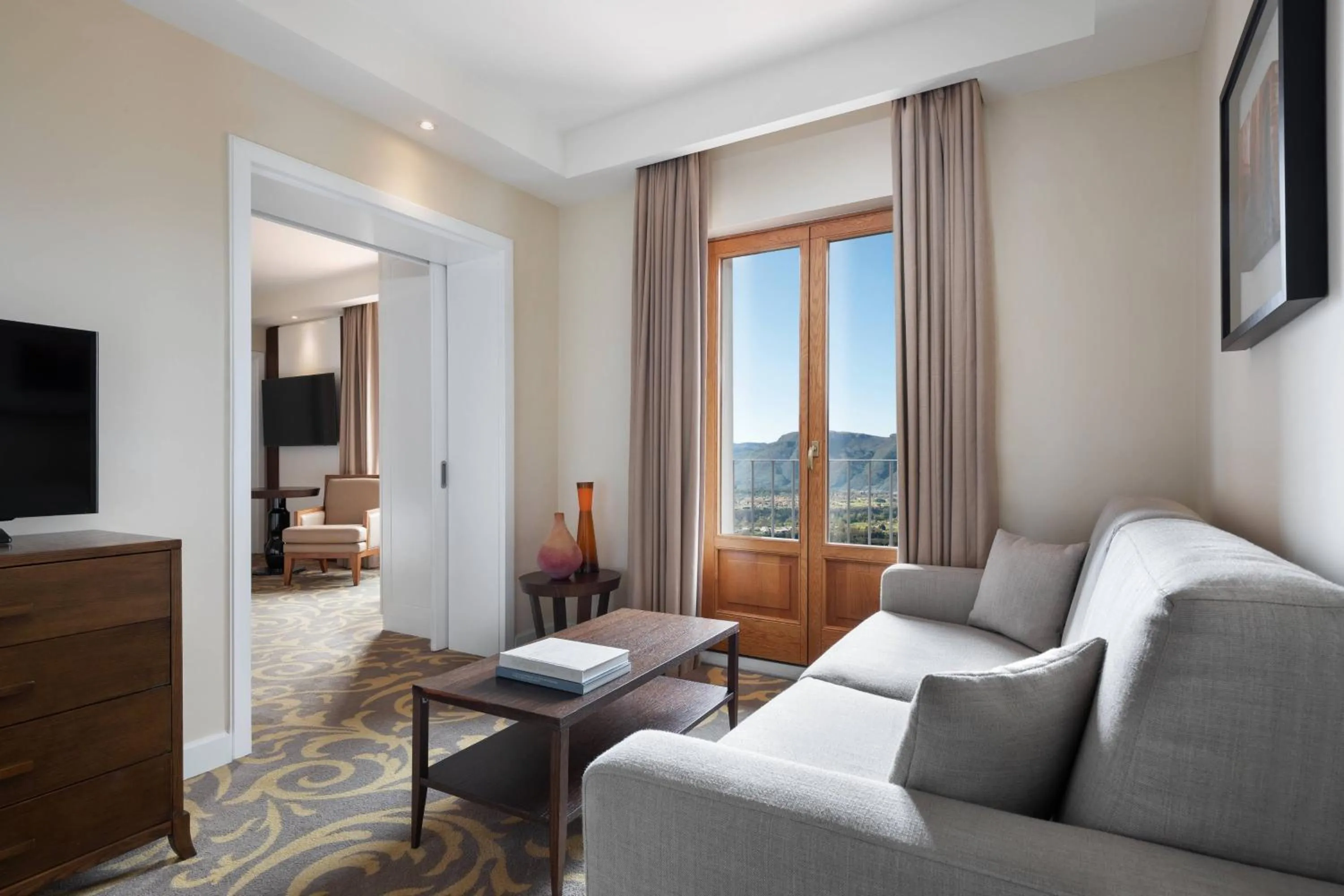 Living room in Renaissance Tuscany Il Ciocco Resort & Spa