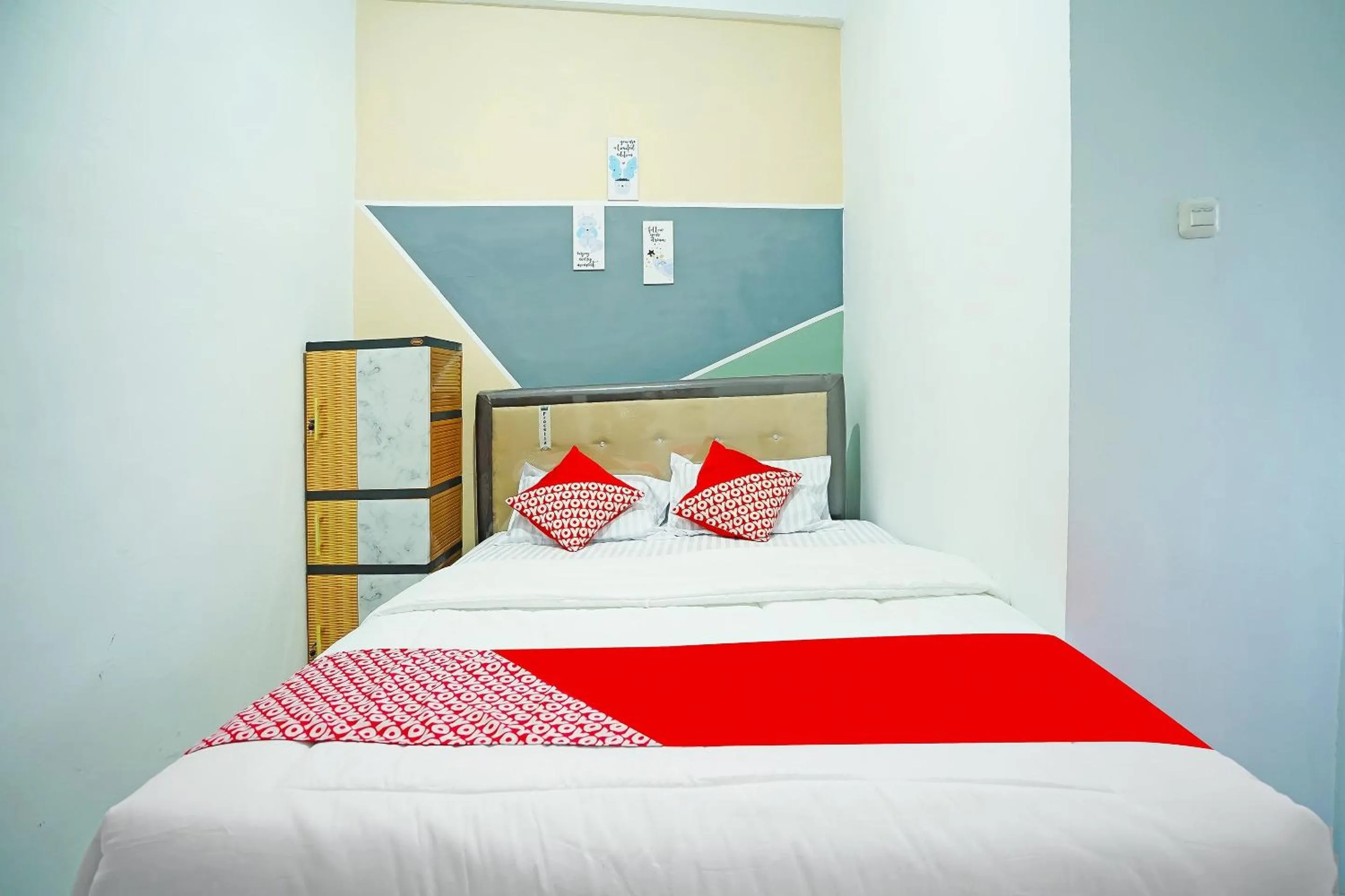 Bedroom in Hotel O Kost Bangau Syariah