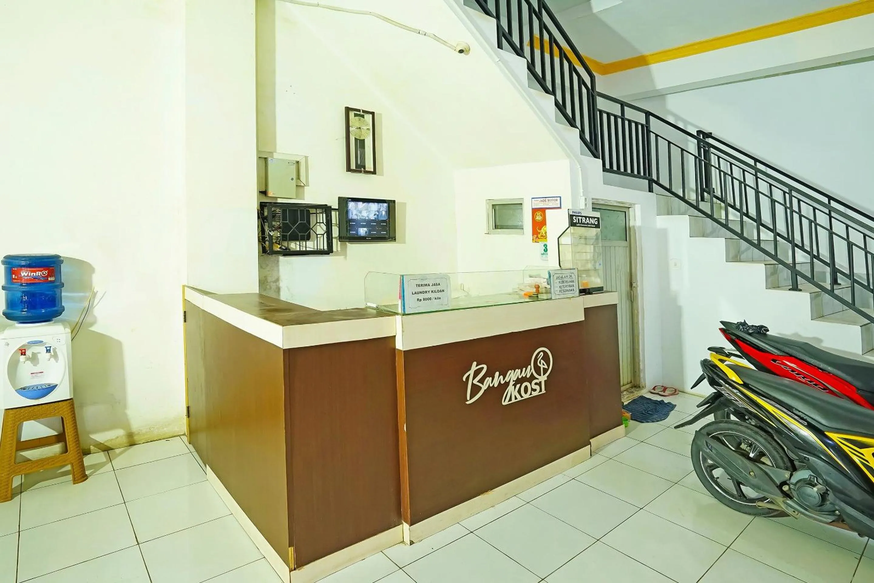 Lobby or reception in Hotel O Kost Bangau Syariah