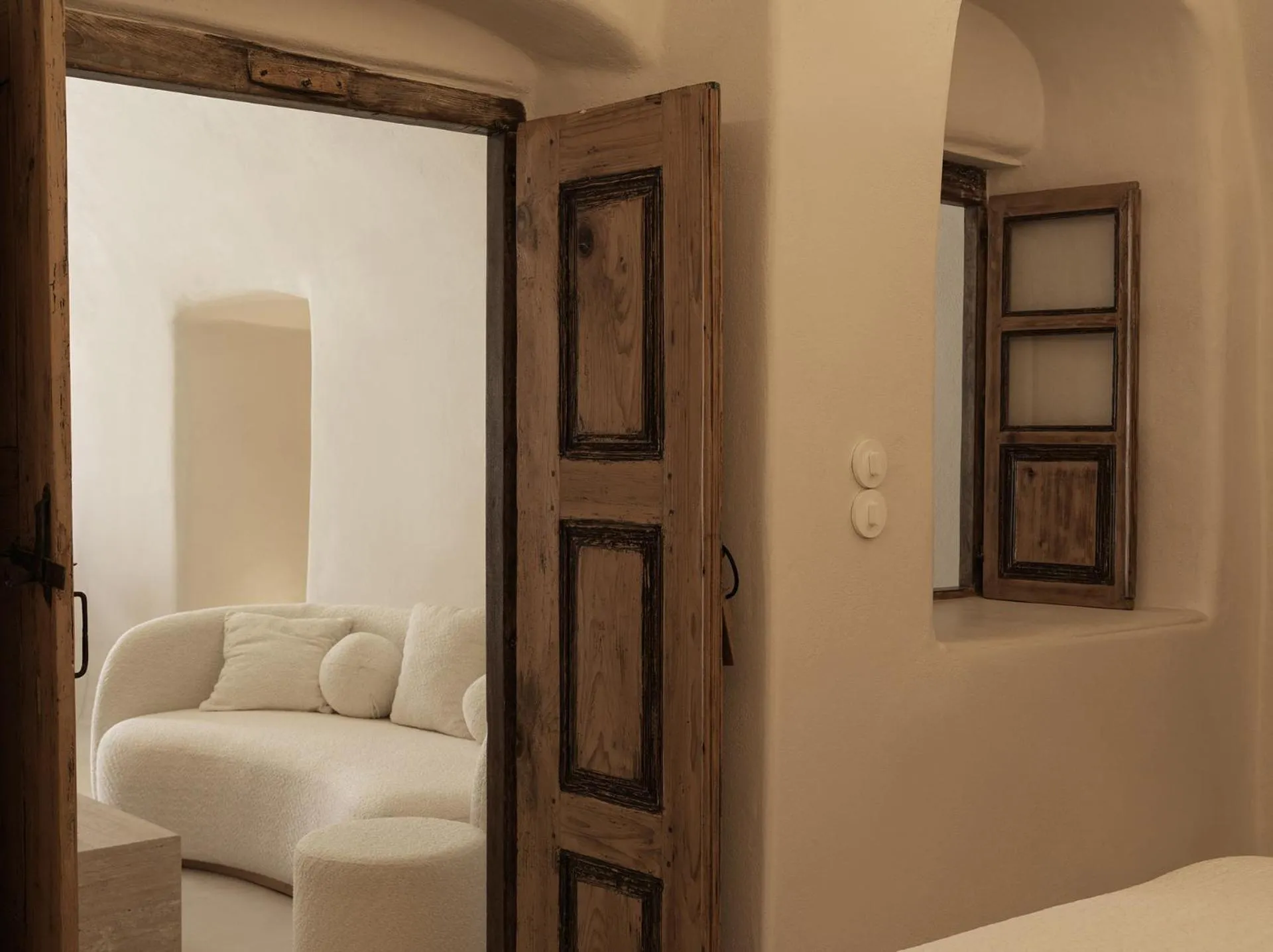 Living room, Bed in Maison Dalidaz