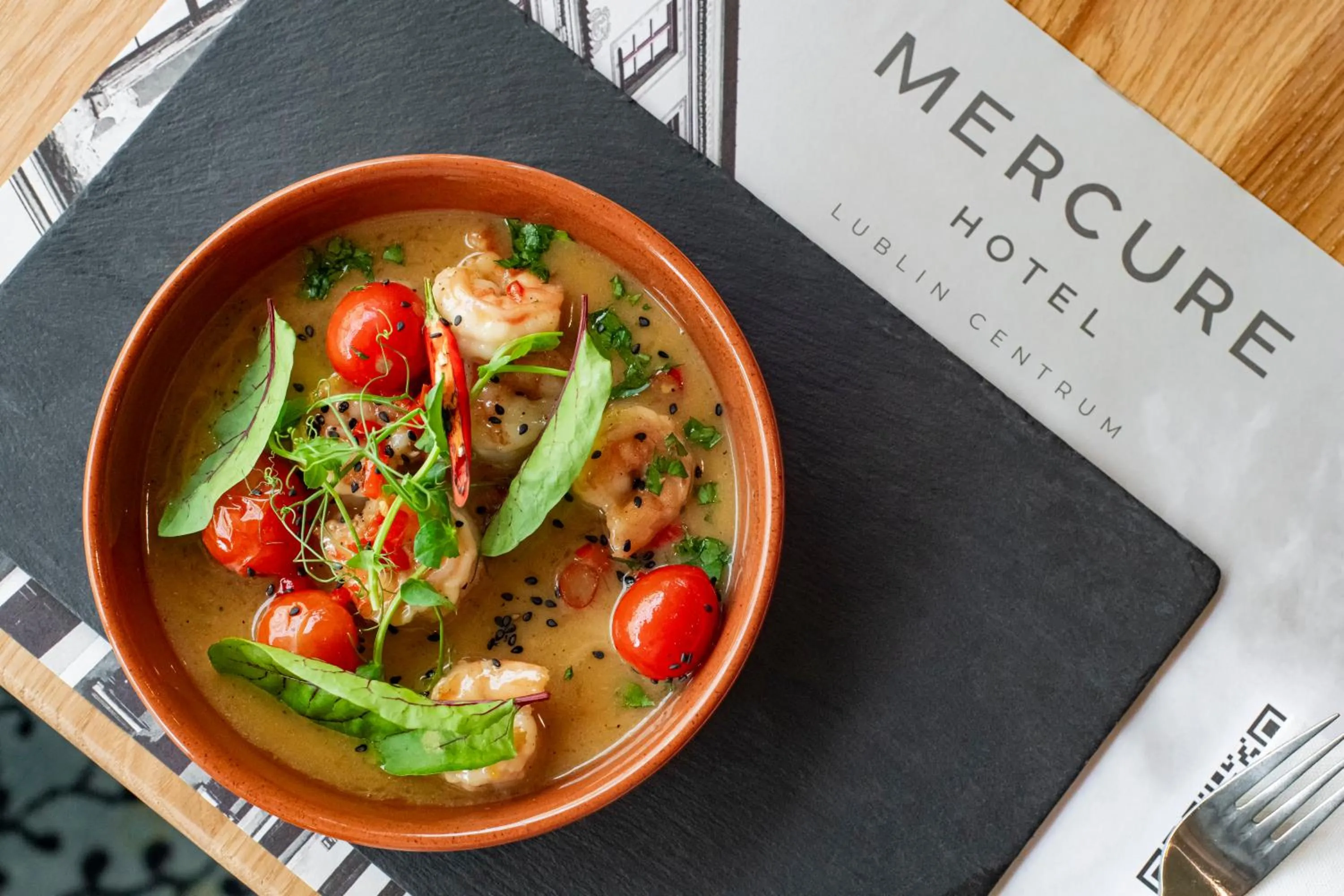 Restaurant/places to eat in Mercure Lublin Centrum