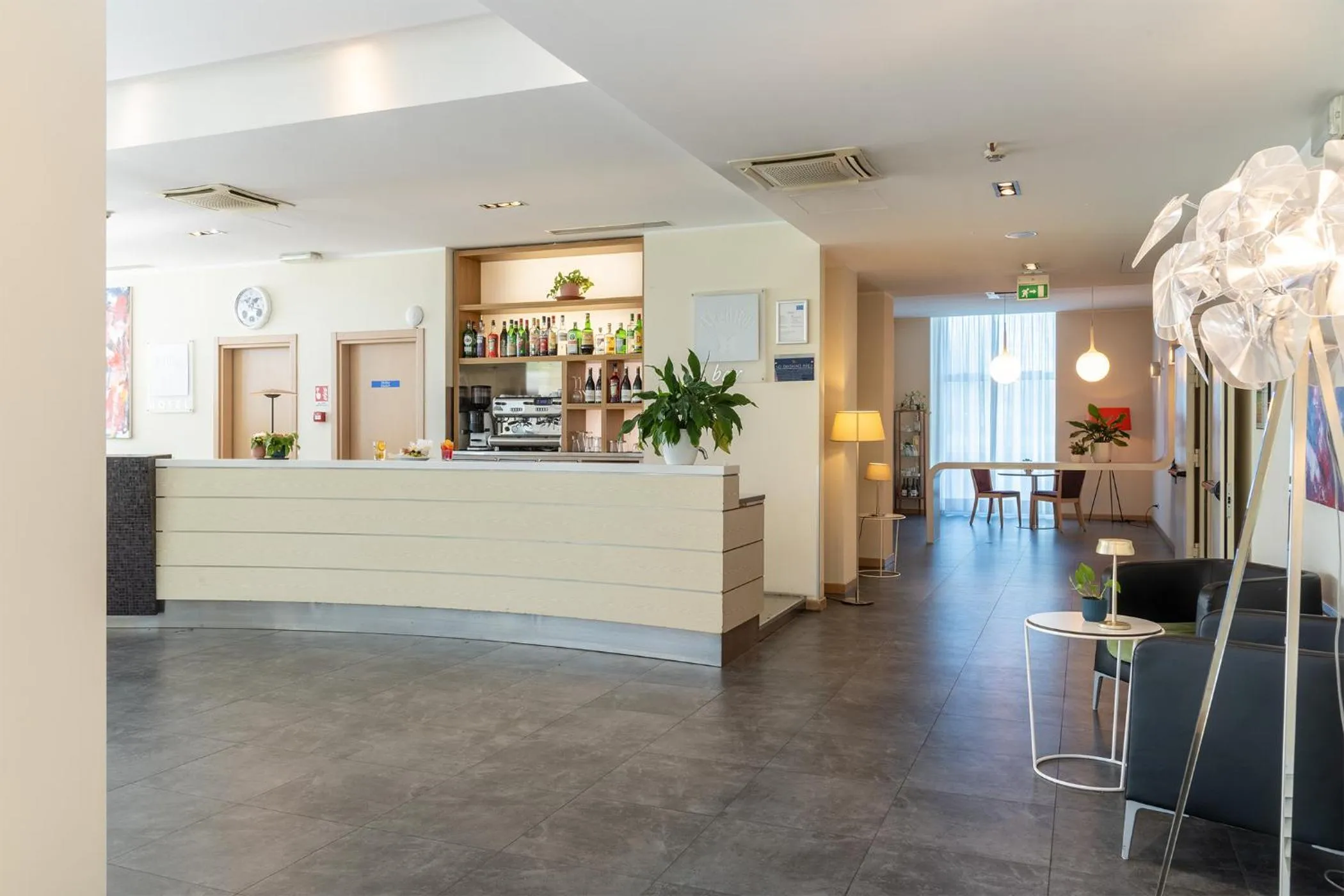Lobby or reception in Meditur Hotel Udine Nord
