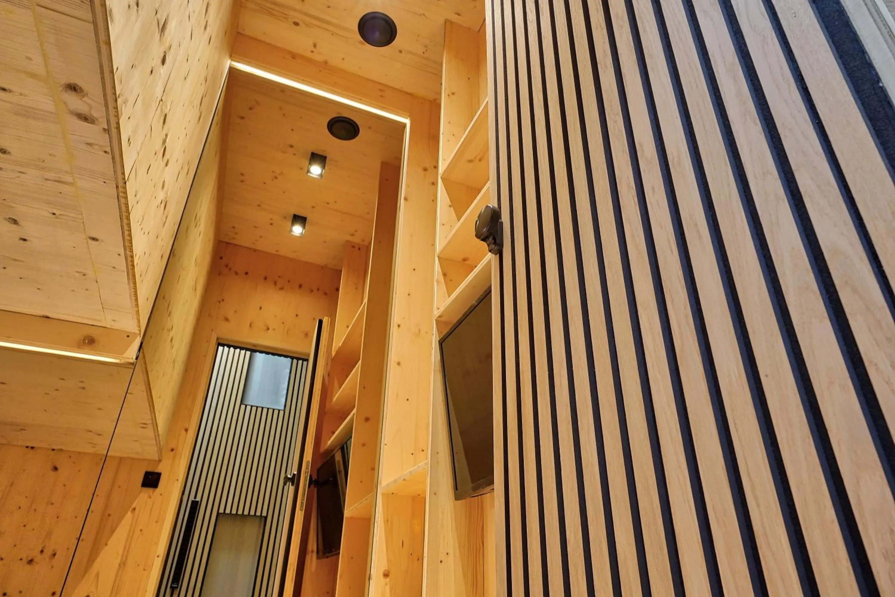 Bedroom in Ljubljana Capsule Hostel