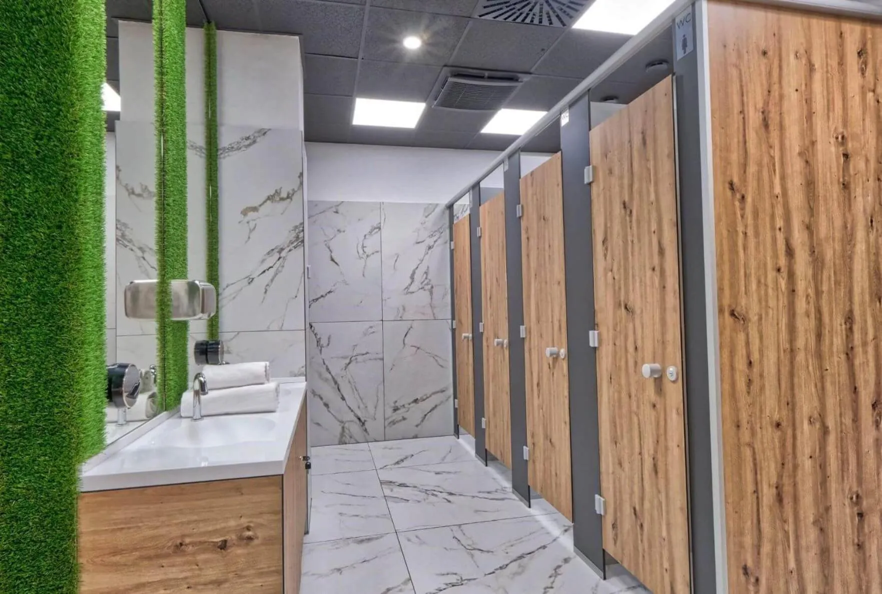 Bathroom in Ljubljana Capsule Hostel