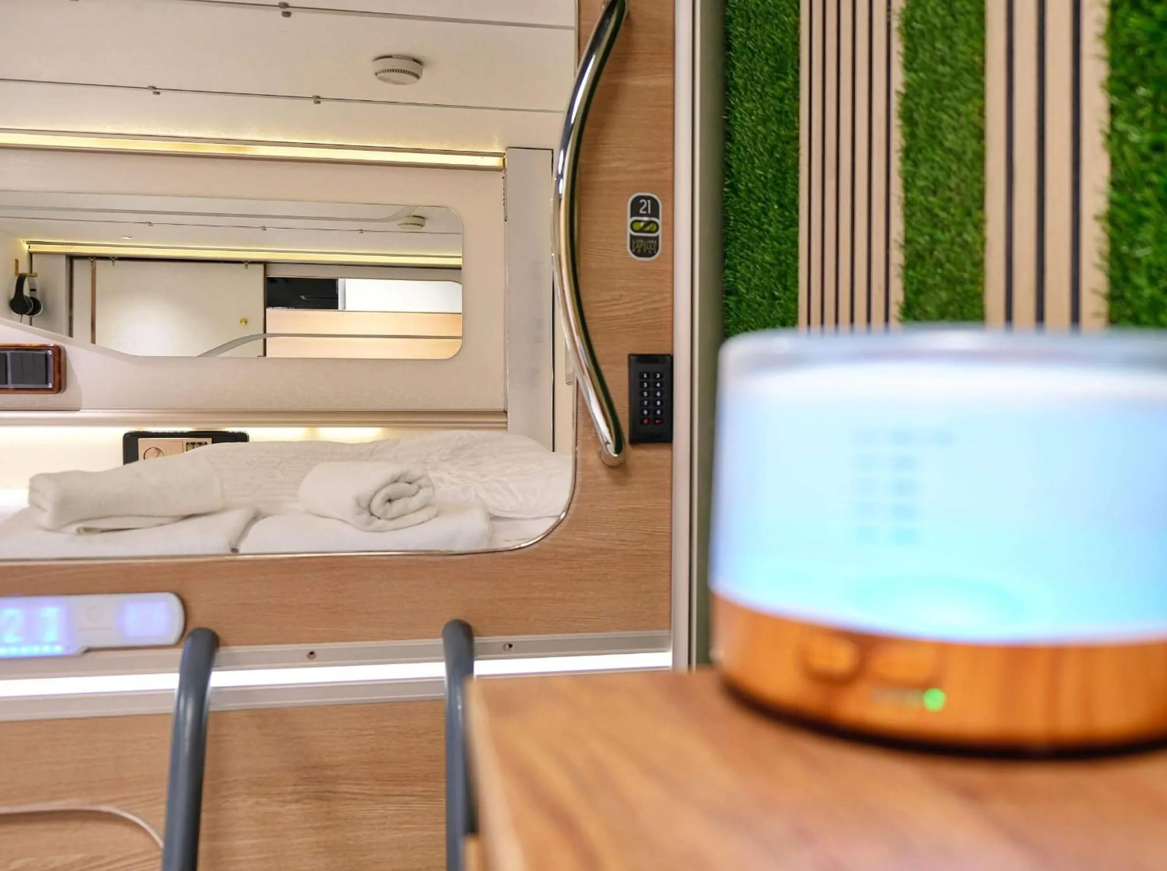 Bedroom in Ljubljana Capsule Hostel