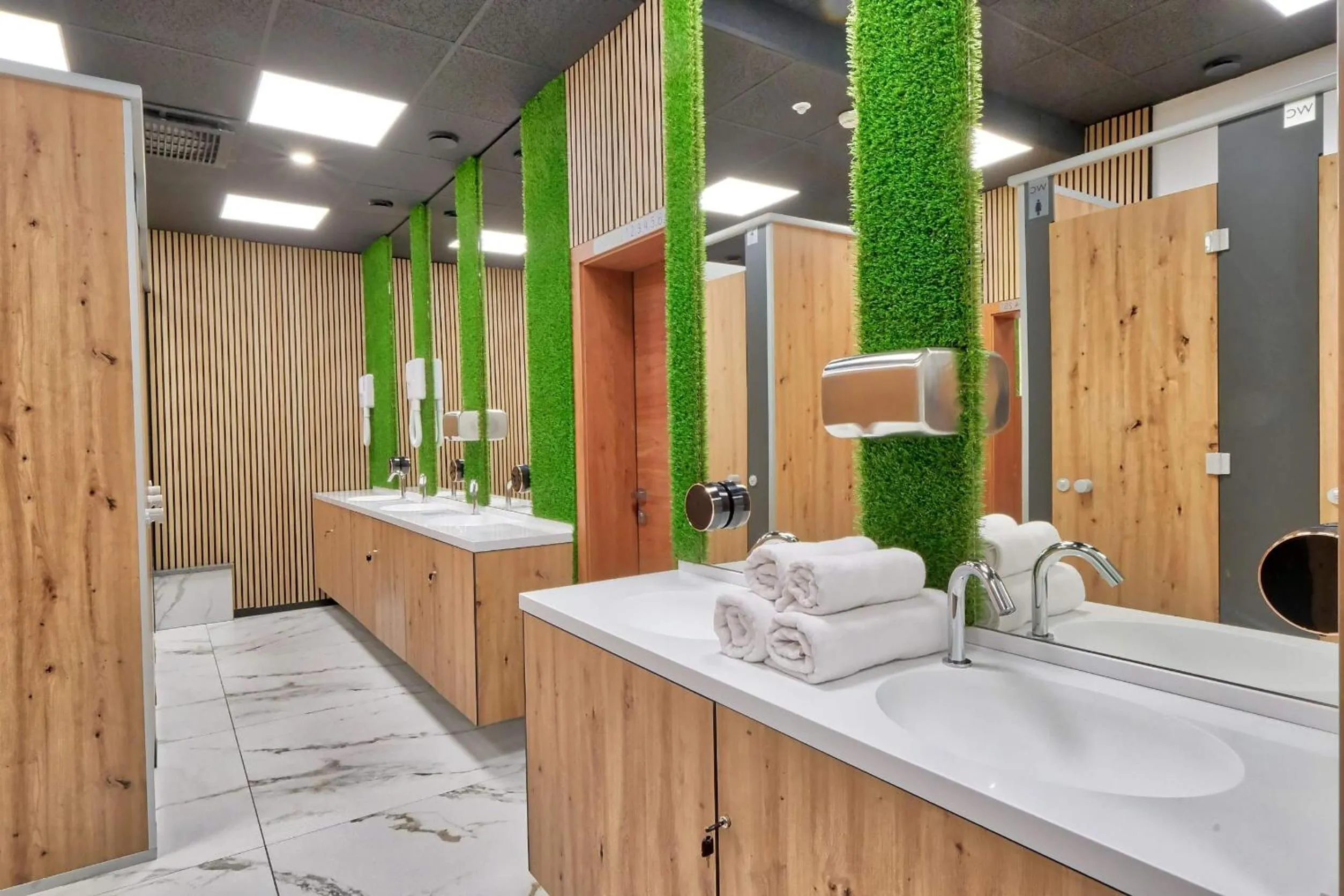 Bathroom in Ljubljana Capsule Hostel