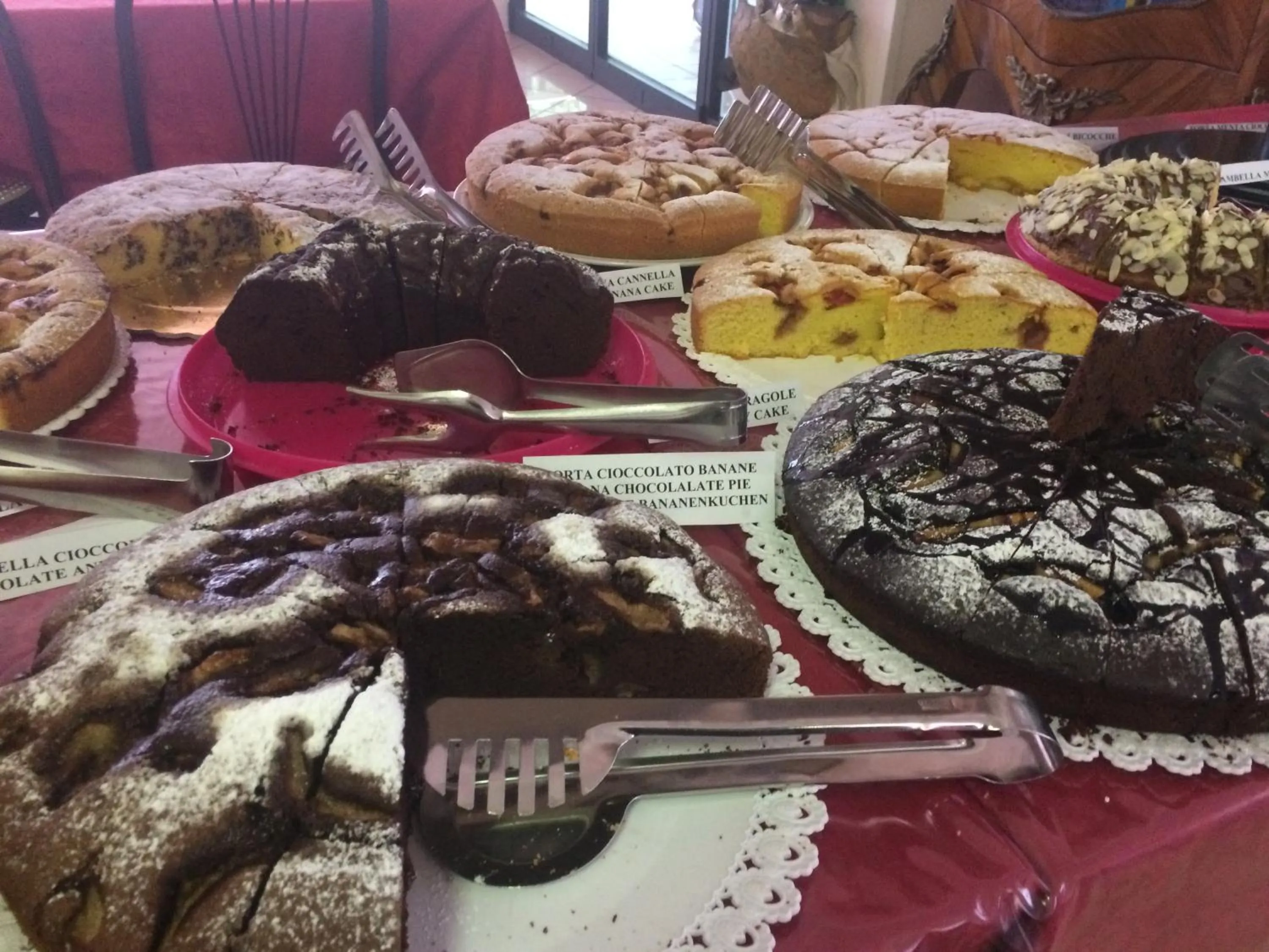 Buffet breakfast in Hotel Settebello B&B