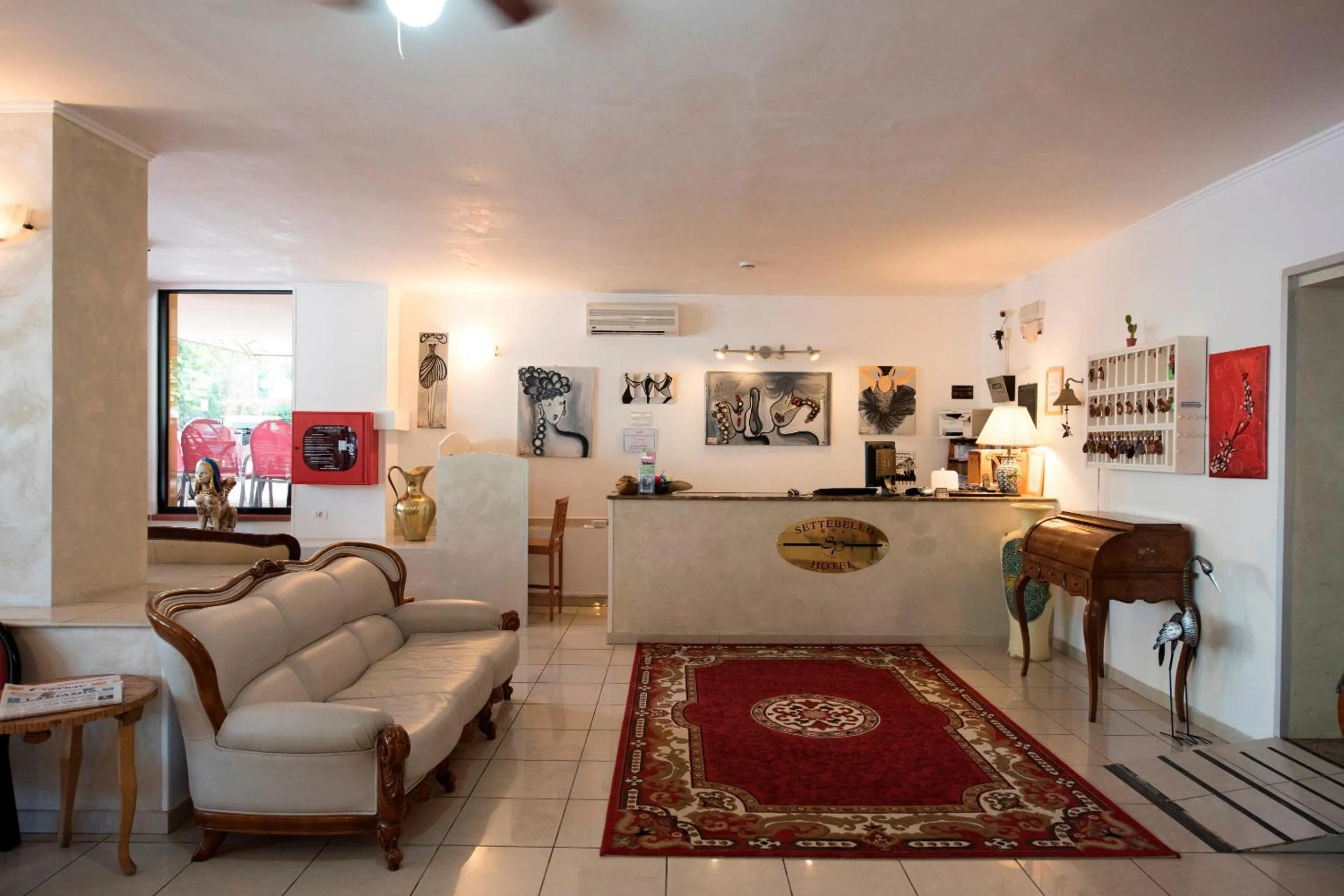 Lobby or reception in Hotel Settebello B&B