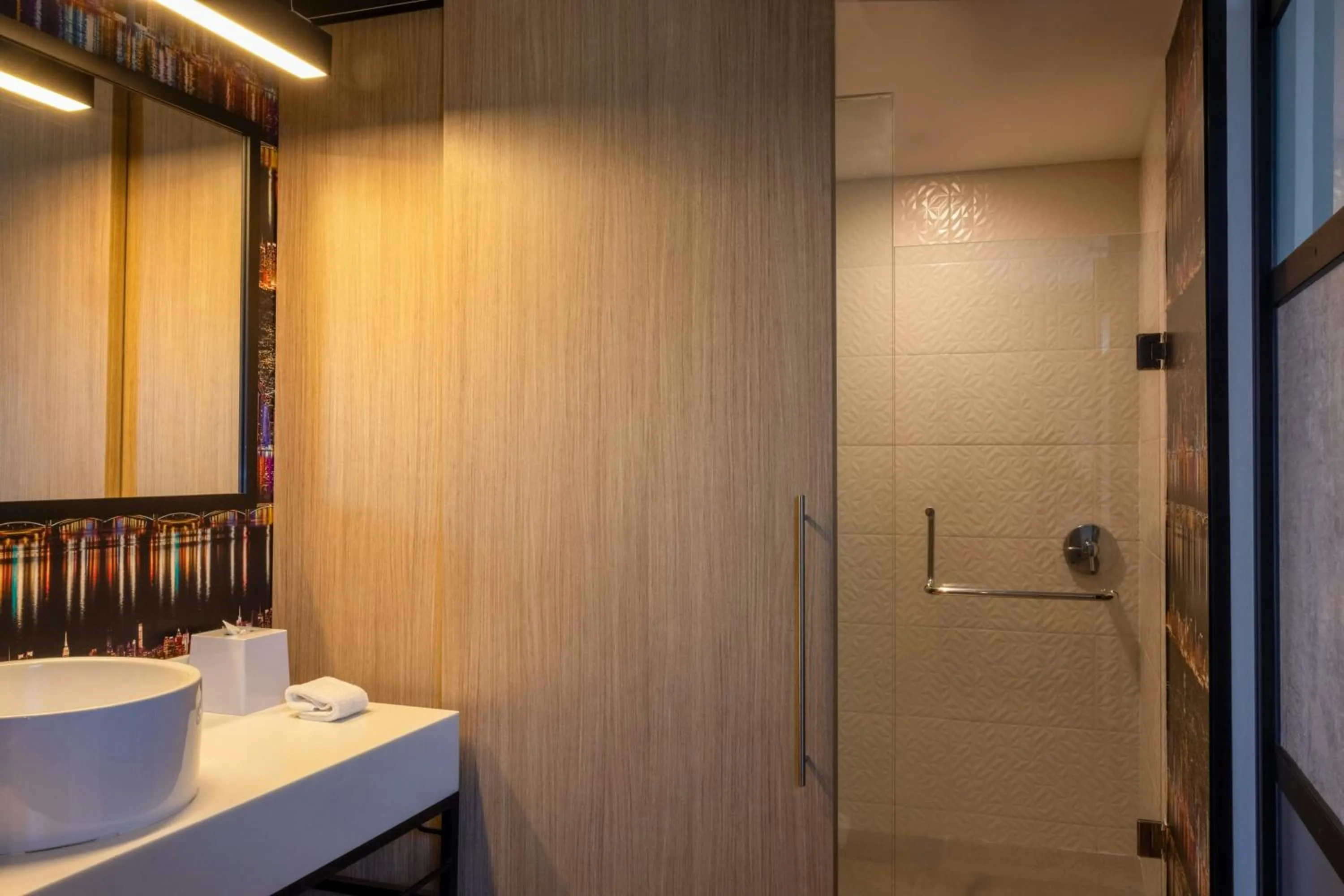 Bathroom in Aloft Guadalajara Sur