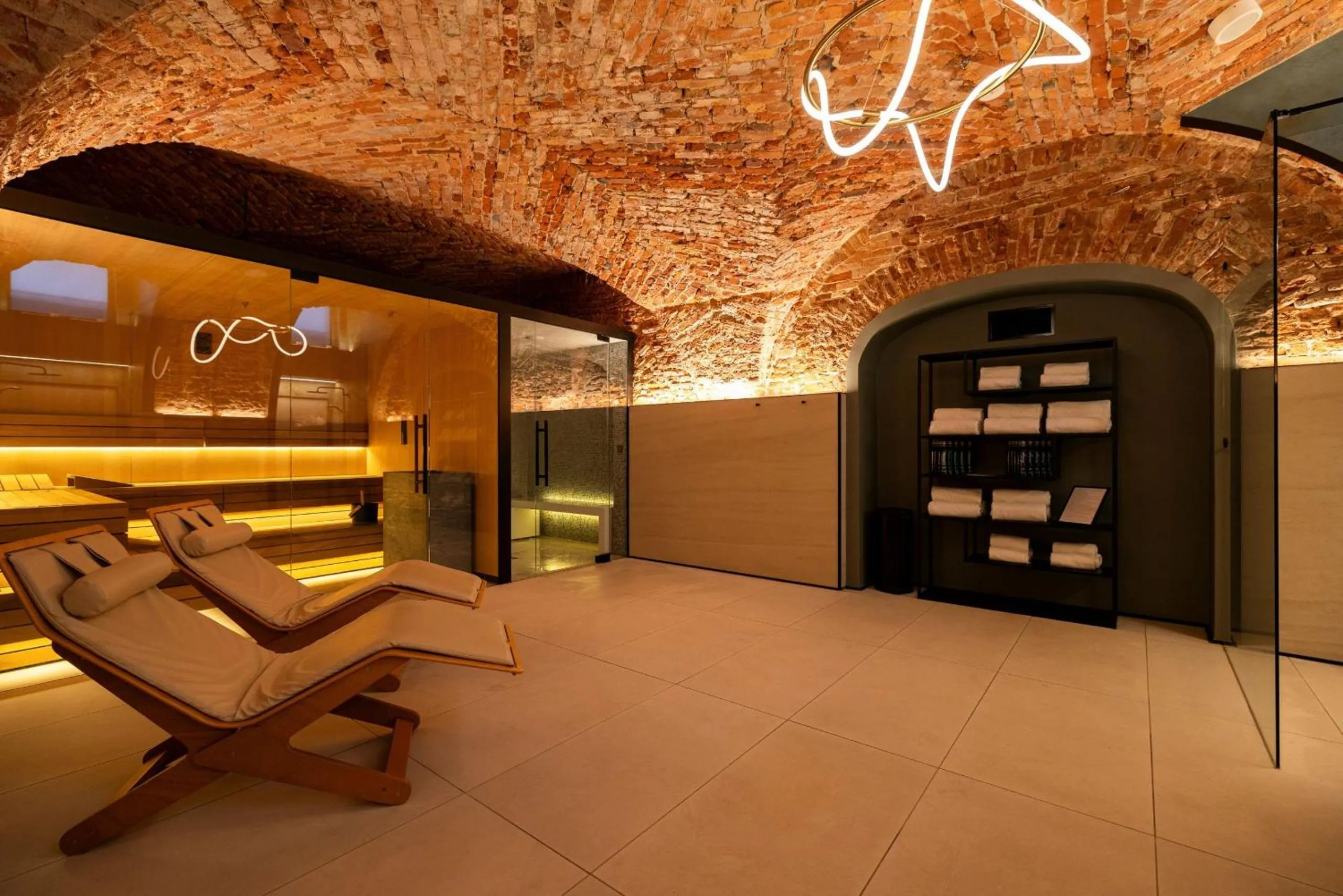 Sauna in Hotel Verte, Warsaw, Autograph Collection