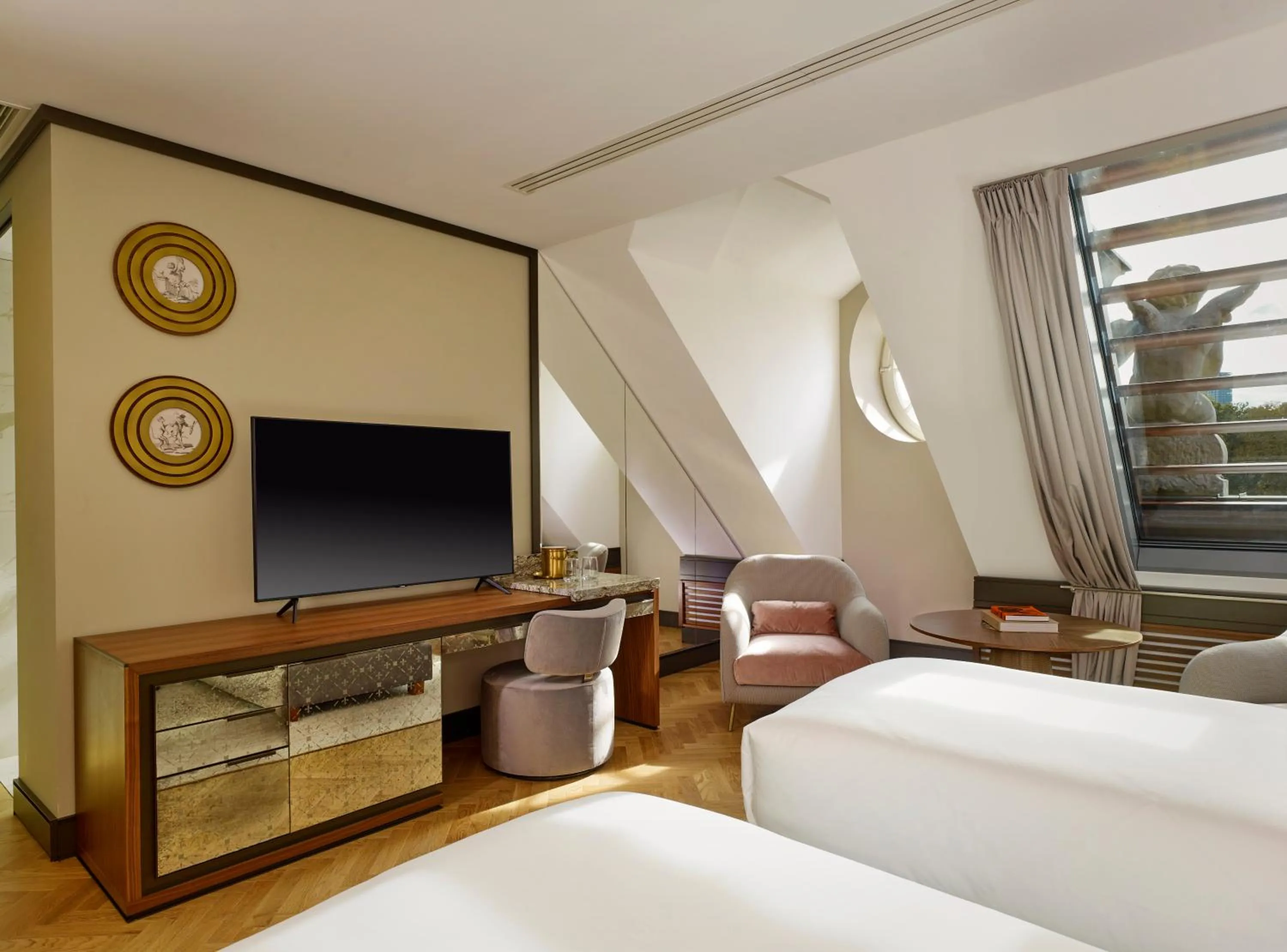 Bed in Hotel Verte, Warsaw, Autograph Collection