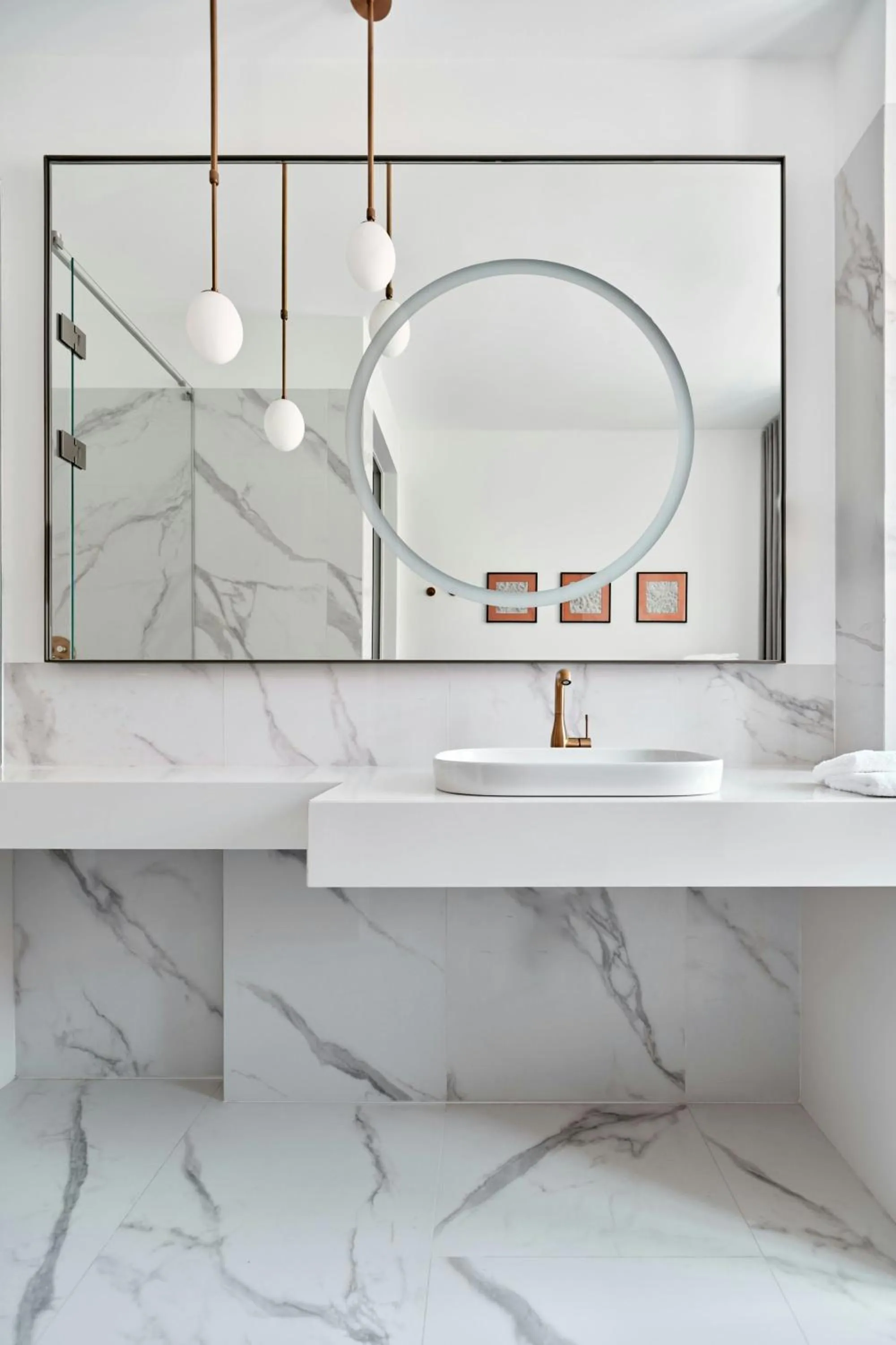 Bathroom in Hotel Verte, Warsaw, Autograph Collection