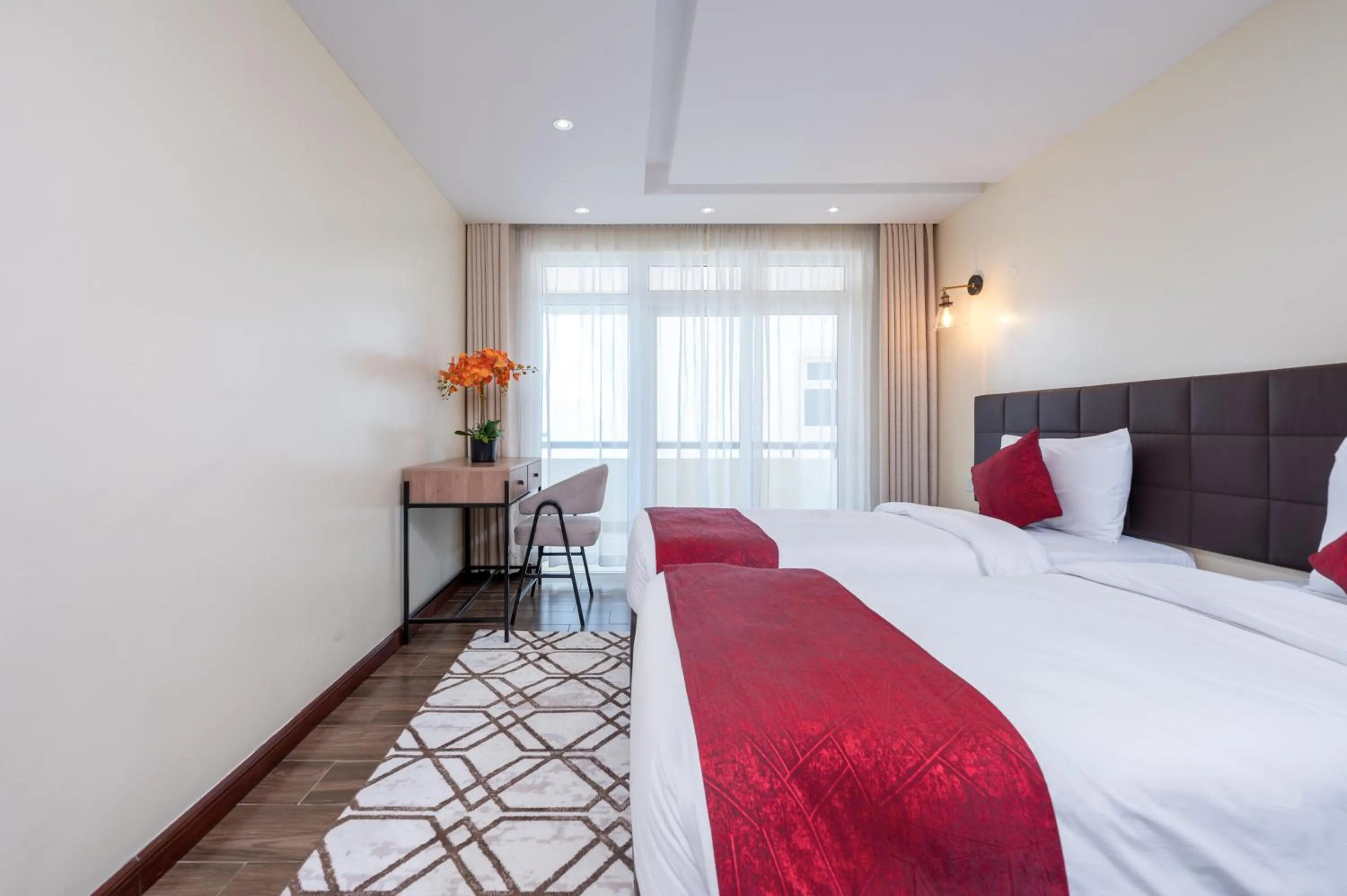 Bedroom, Bed in Roma Court Serviced Apartments