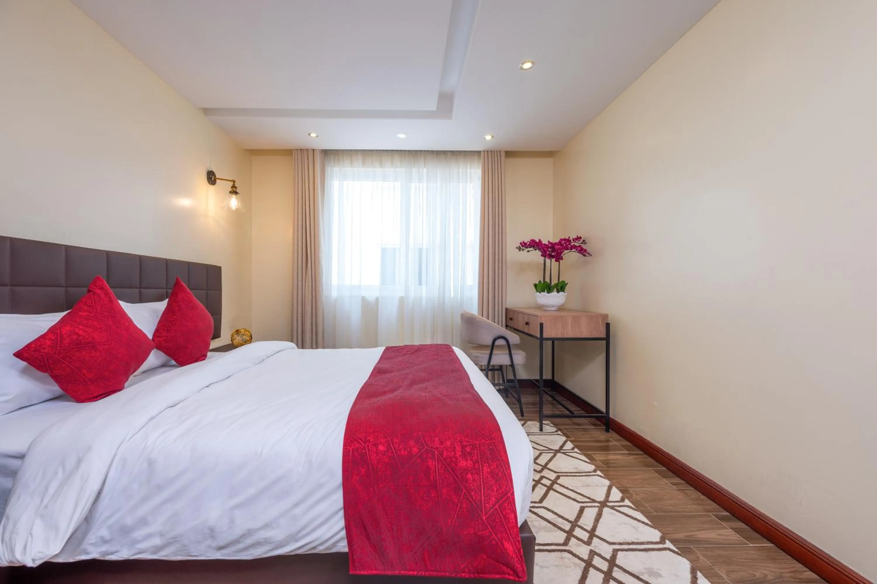 Bed in Roma Court Serviced Apartments