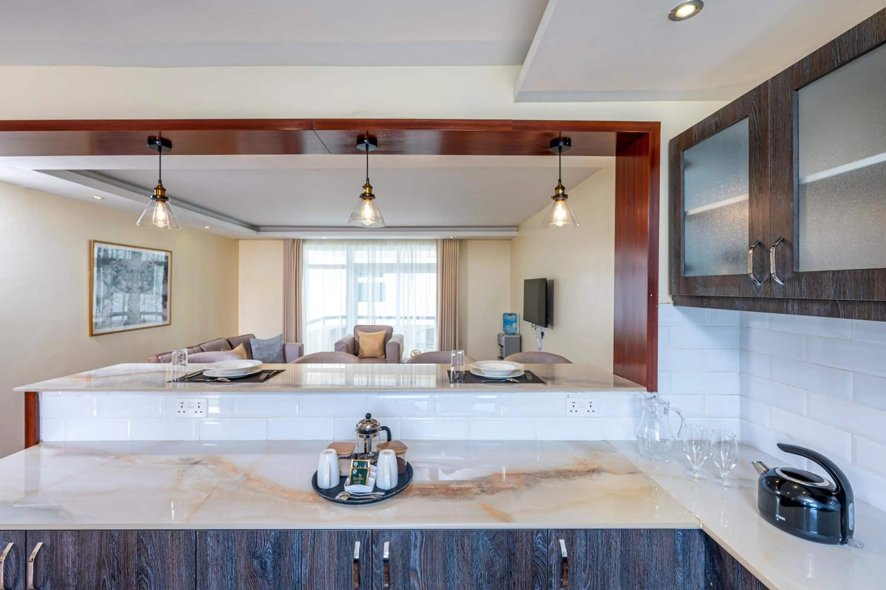 Kitchen or kitchenette in Roma Court Serviced Apartments