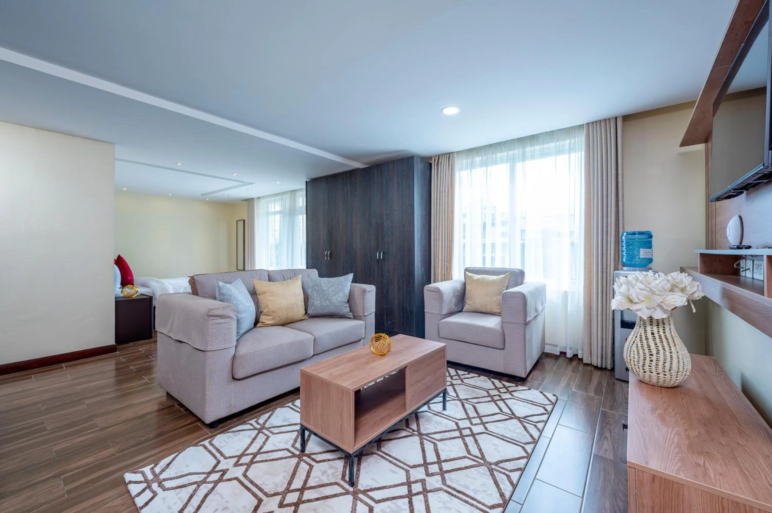Living room in Roma Court Serviced Apartments