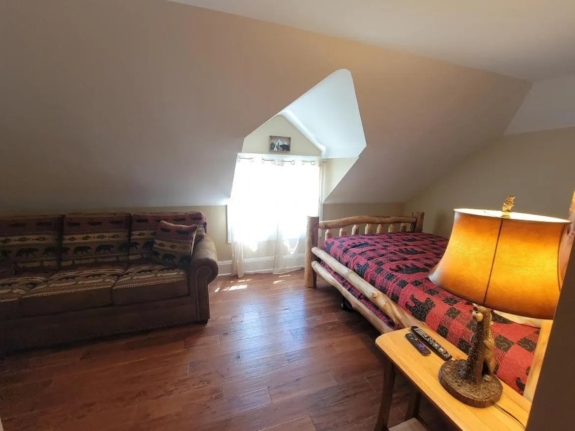 Bed in The Hidden Inn