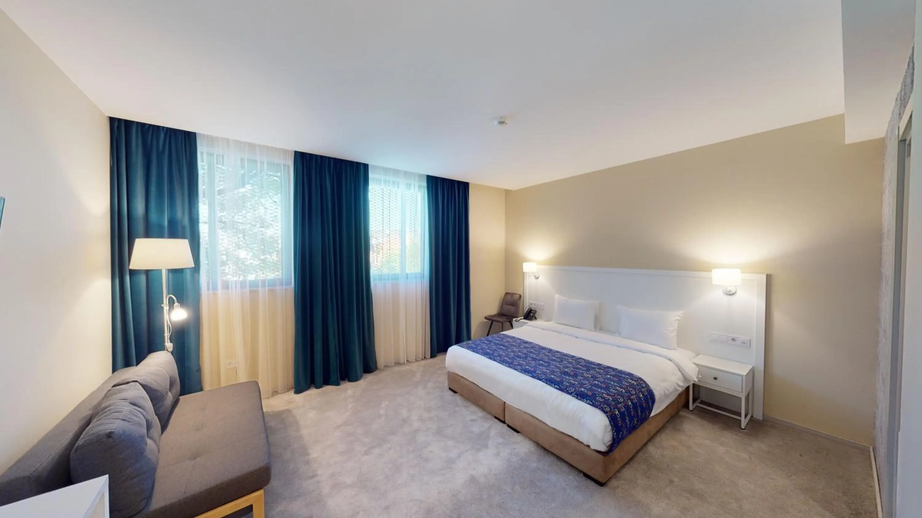 Photo of the whole room, Bed in EPIGRAPH Design Hotel