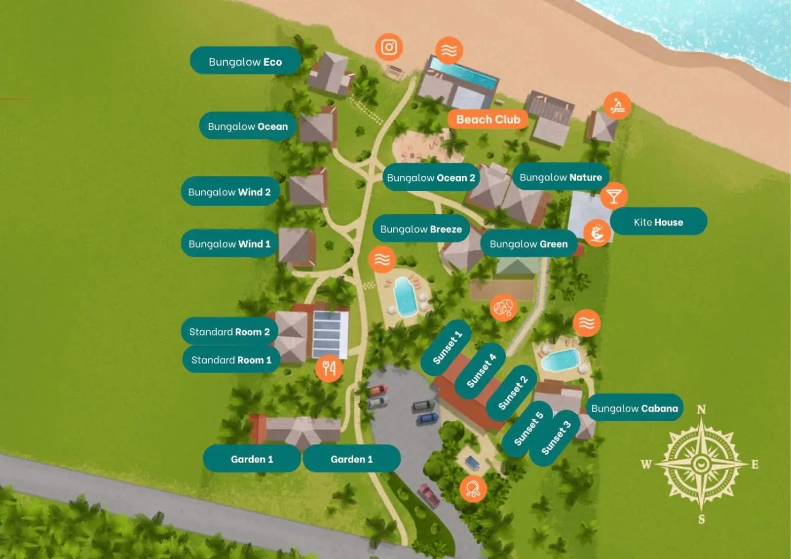 Queen Room with Balcony in Villa Mango Queen Room with Balcony in Villa Mango